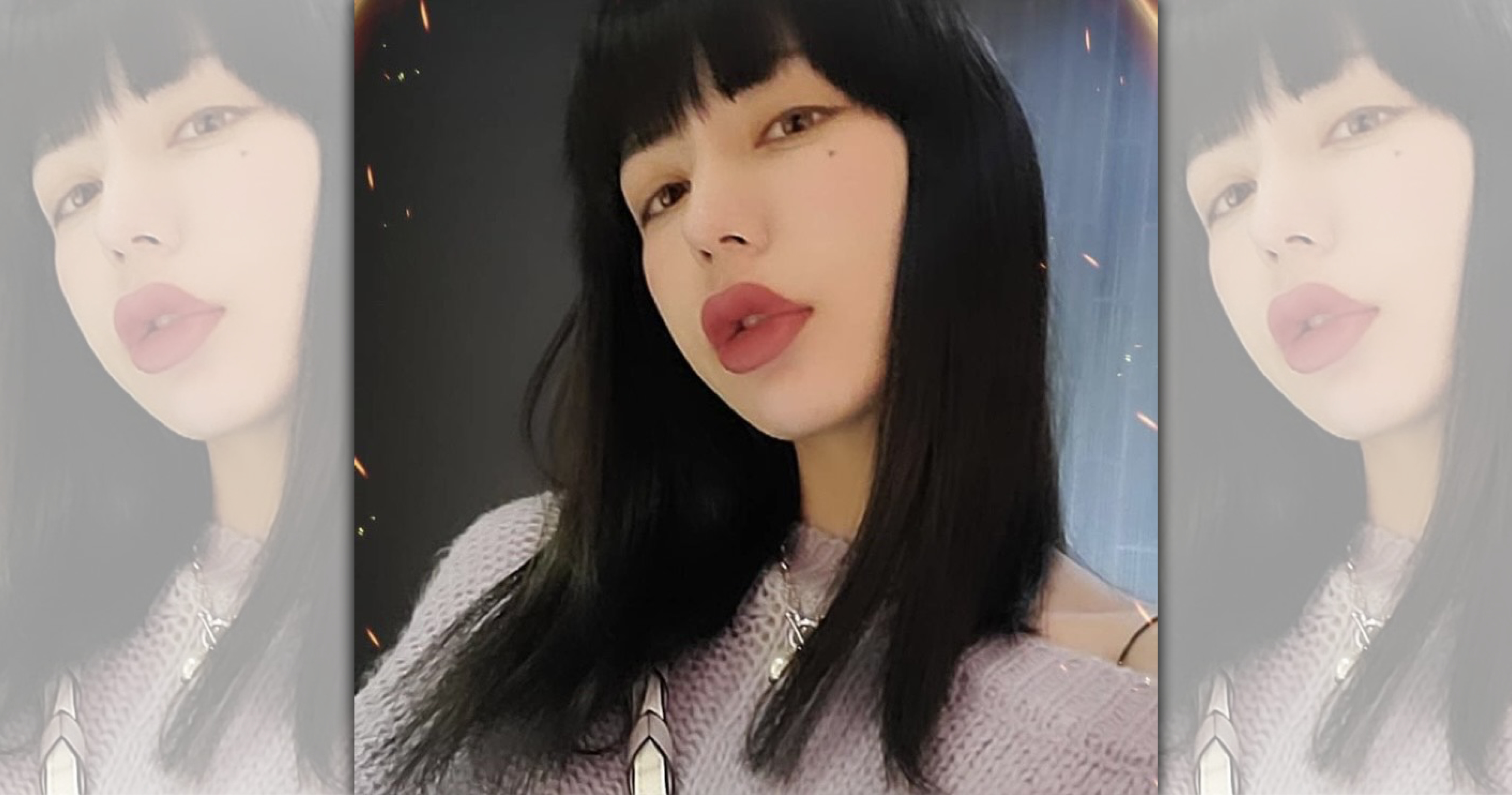 Keanna換成黑色髮型，被弟弟吐槽像恐怖漫畫的「富江」。（翻攝自keanna IG）