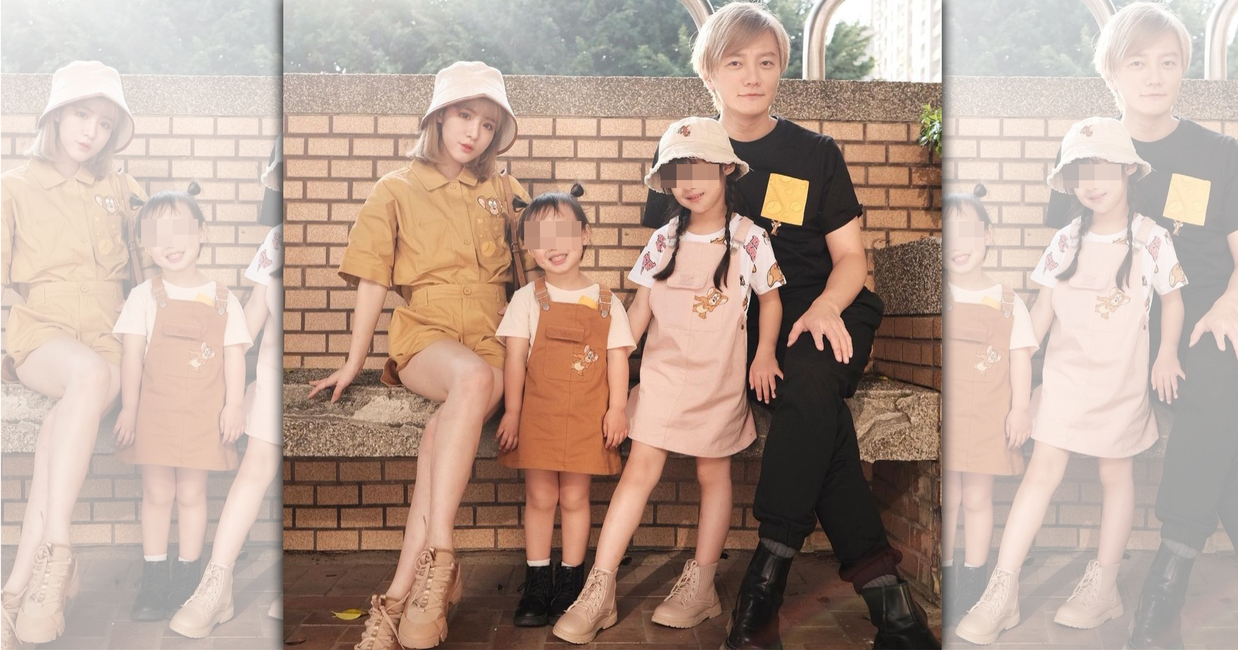 花花（李汶靜）與F.I.R.成員阿沁結婚7年，2人育有2位女兒。（翻攝自花花IG）