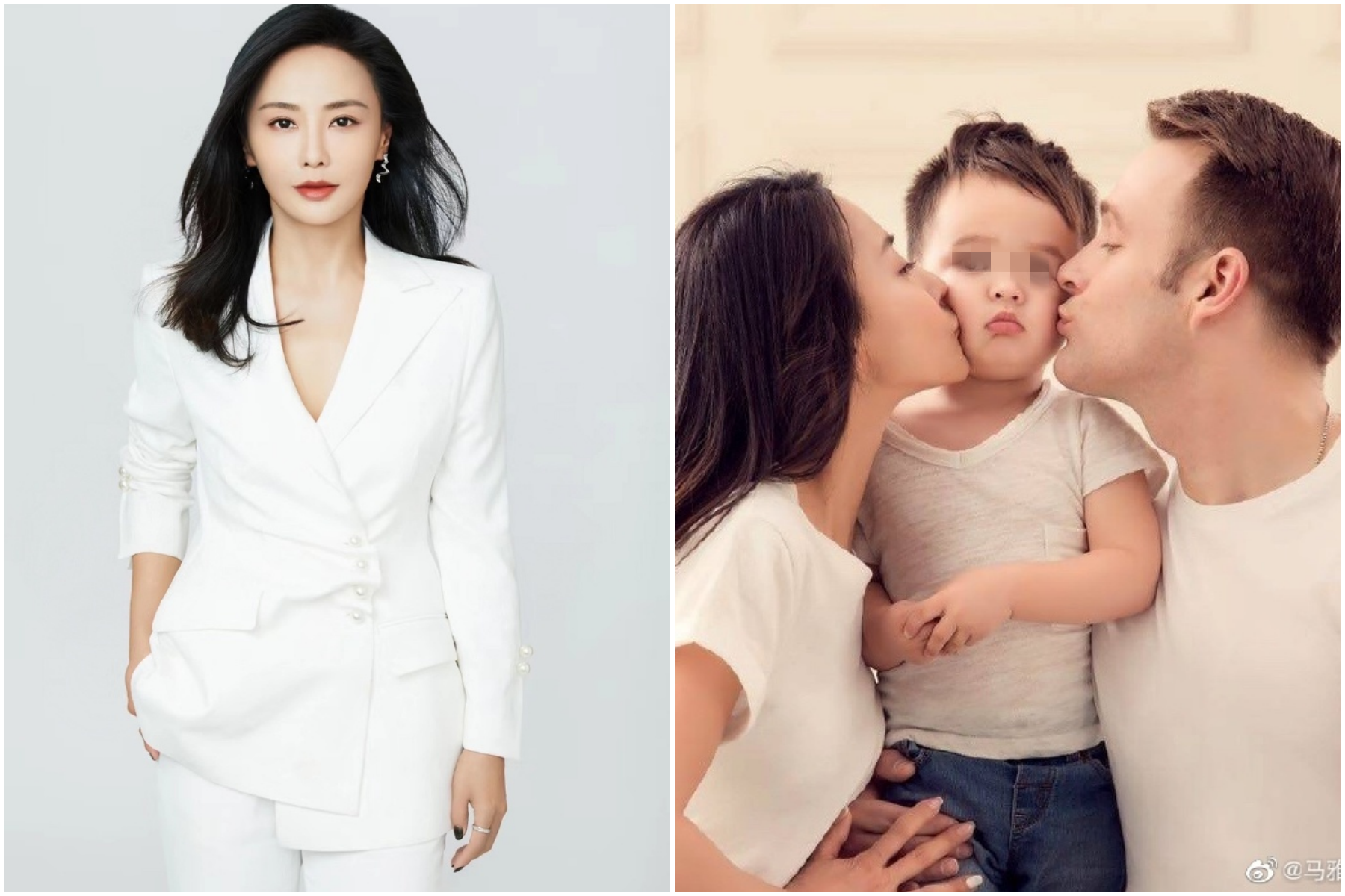 吳奇隆前妻閃婚外籍富尪　混血兒女顏值超驚人