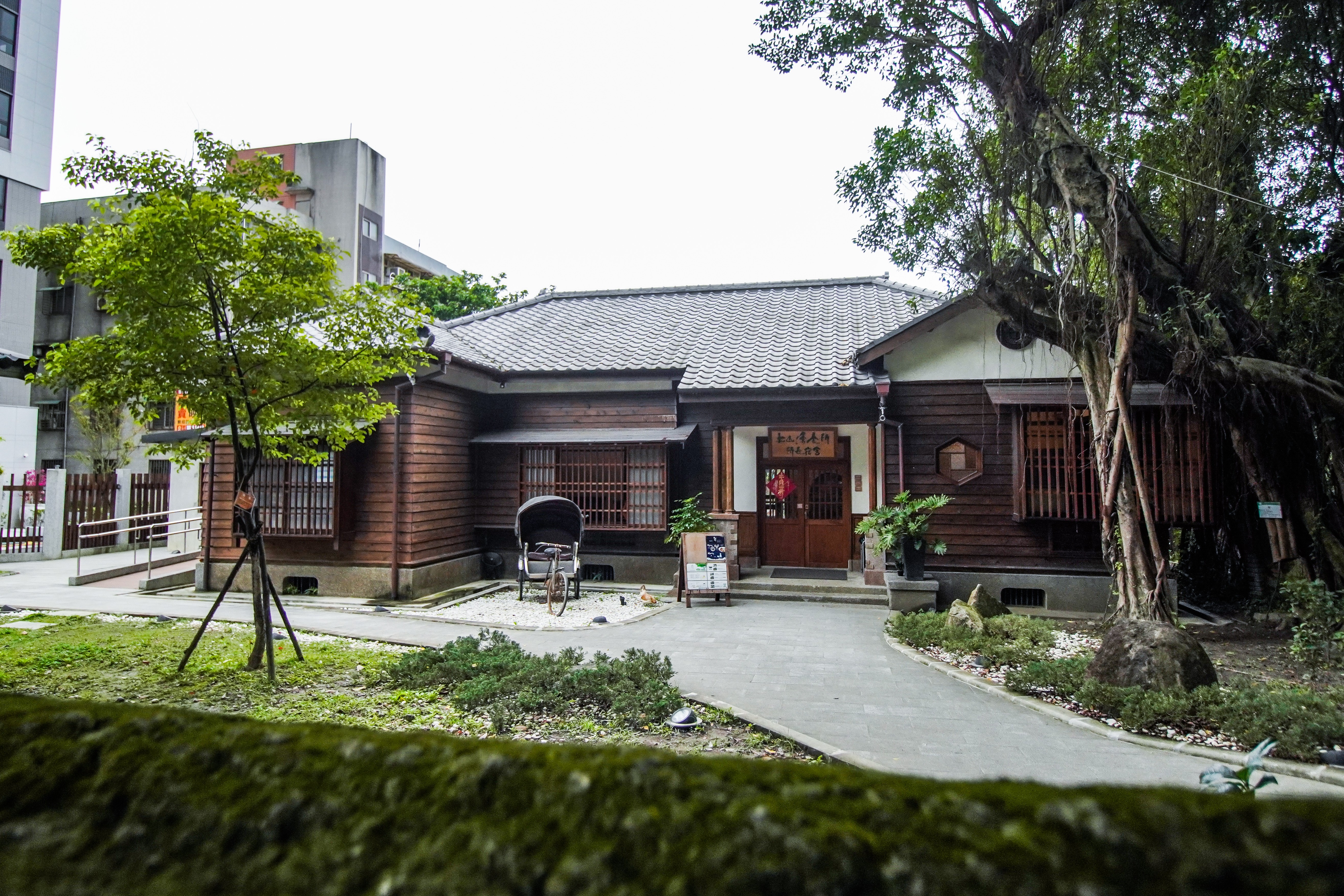 靜心苑前身為松山療養院所長宿舍。（台北市文化局提供）