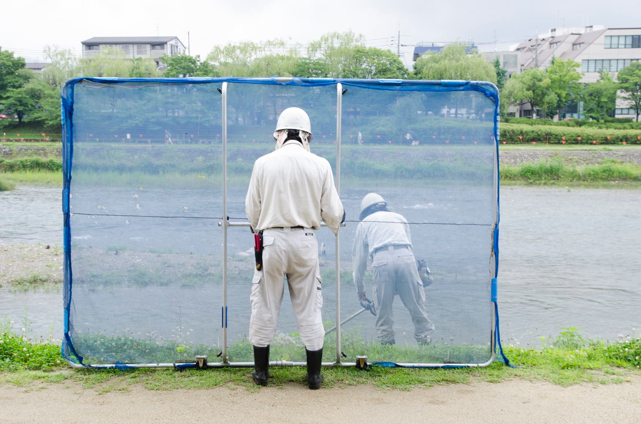 季子弘表示,光是除草工作日本與台灣就有相當大的差異,台灣總是便宜行事。(翻攝自飛鳥季アスカキ臉書)