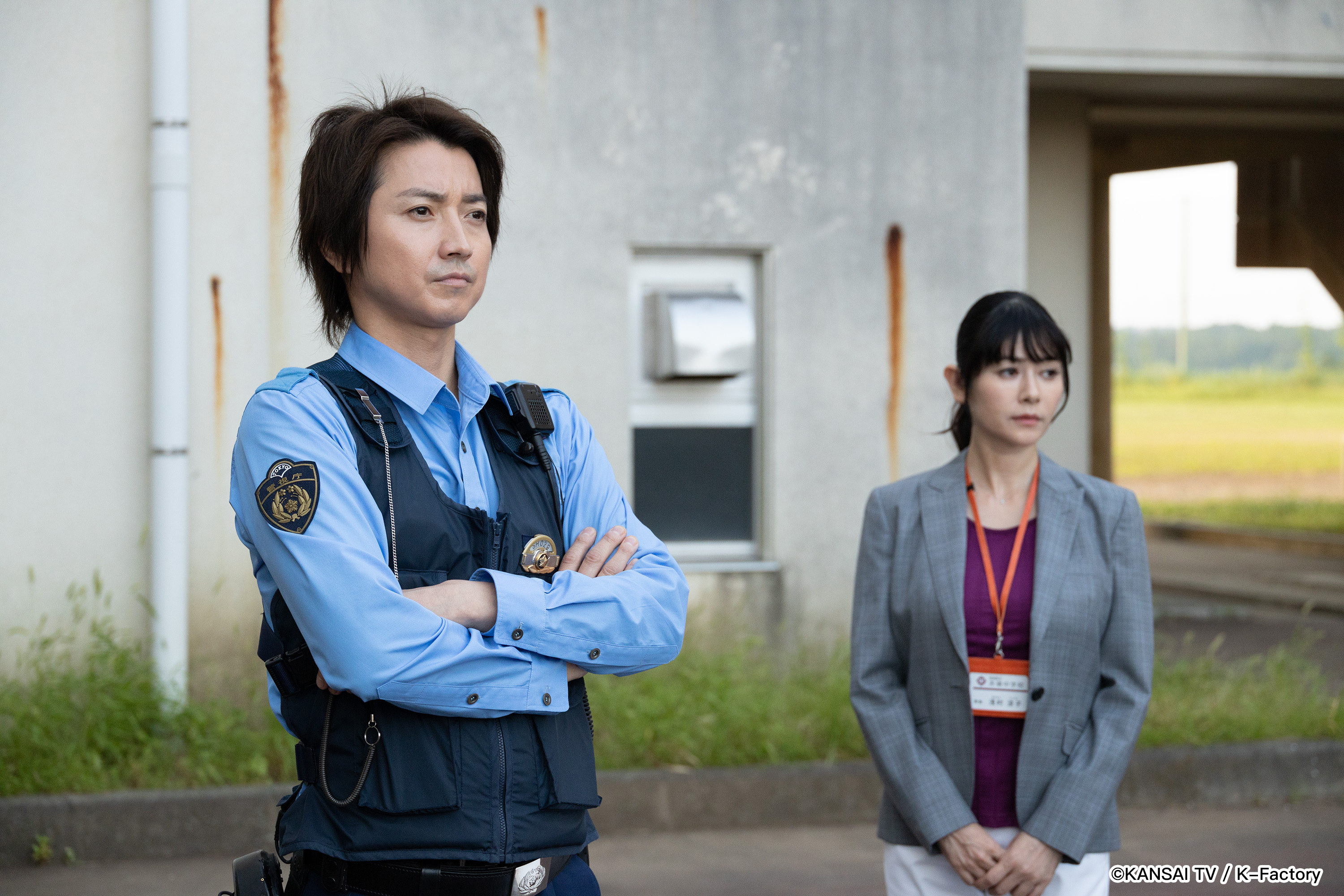 AXN x GEM亞洲新視界全新節目企劃以藤原龍也（前）與真木陽子主演日劇《校園警察》打頭陣。（AXN提供）