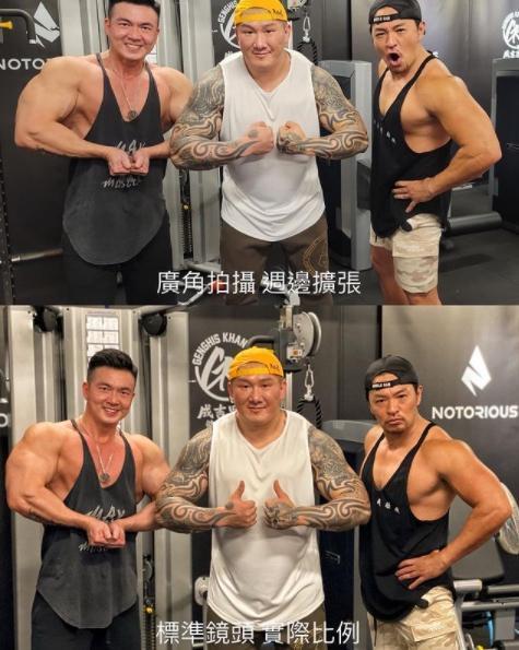李沛旭在IG上PO出使用廣角鏡頭前後照片,表示他只教一次,聽得懂就懂。(翻攝自李沛旭IG)
