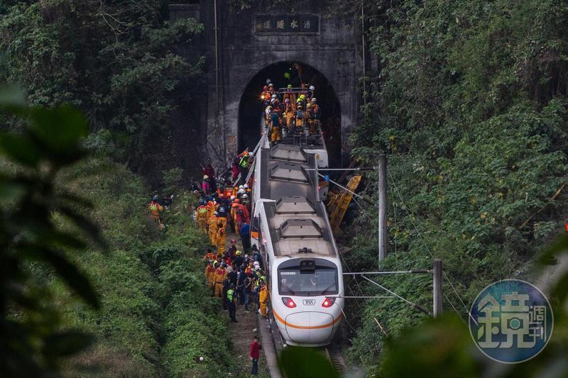 台鐵408次太魯閣號2日發生嚴重意外事故。（本刊資料照）