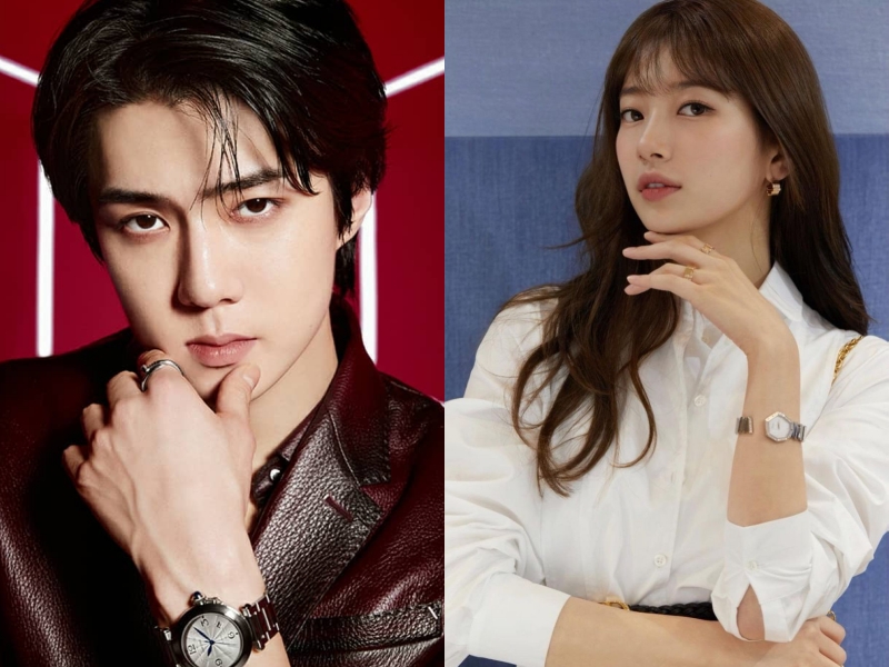 EXO吳世勳、miss A出身的秀智雖然年紀輕輕,但都以偶像活動累積了不少資產。(翻攝自EXO IG、秀智IG)