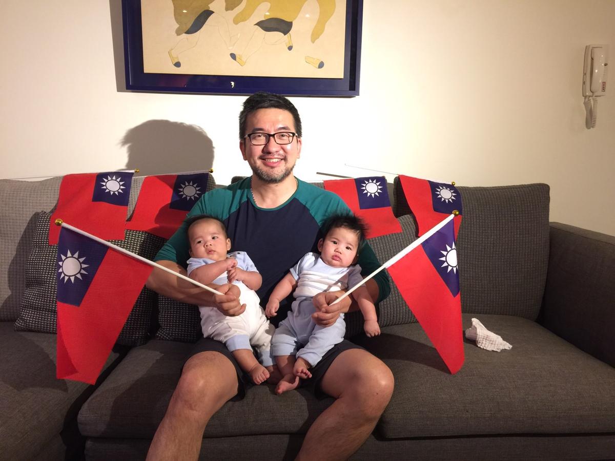 林志杰5年前順利得子，讓他感受到為人父的幸福。（林志杰提供）