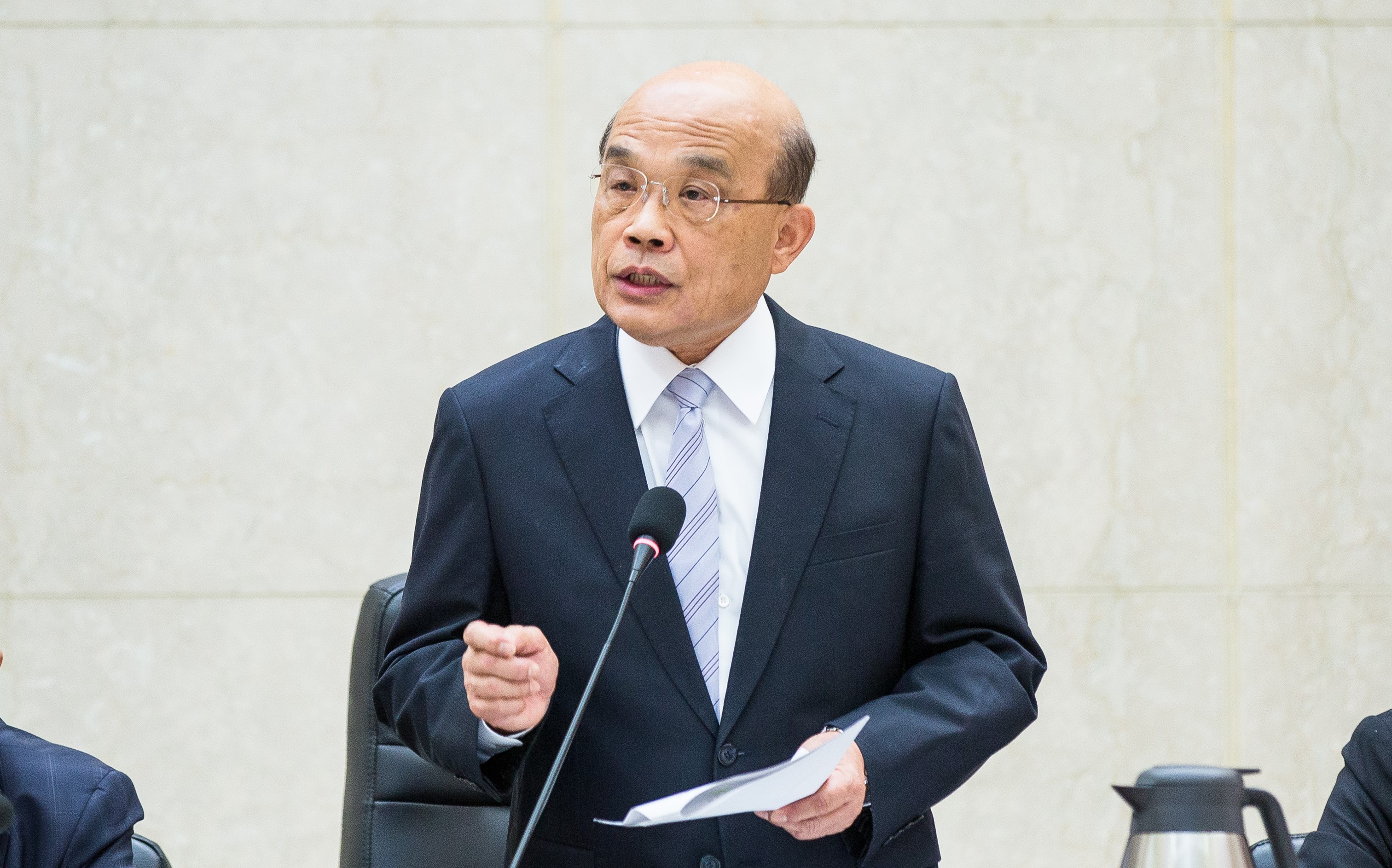 行政院長蘇貞昌要求，政府依法該付的費用「一毛錢都不能從捐款專戶來支出」。（本刊資料照）