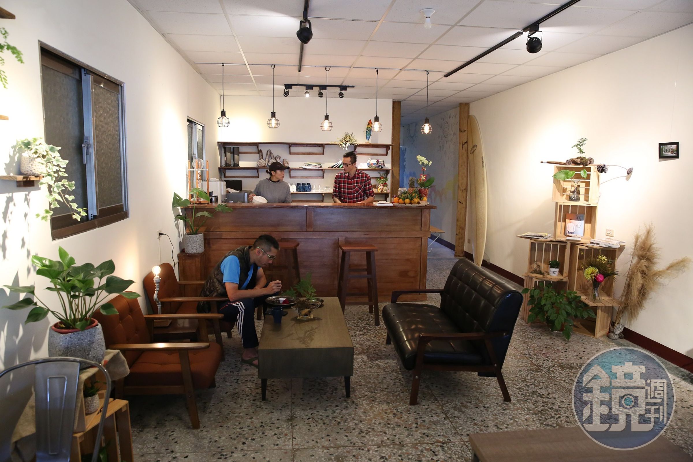 小店頗有文青風格，座位數不多但都能坐滿。