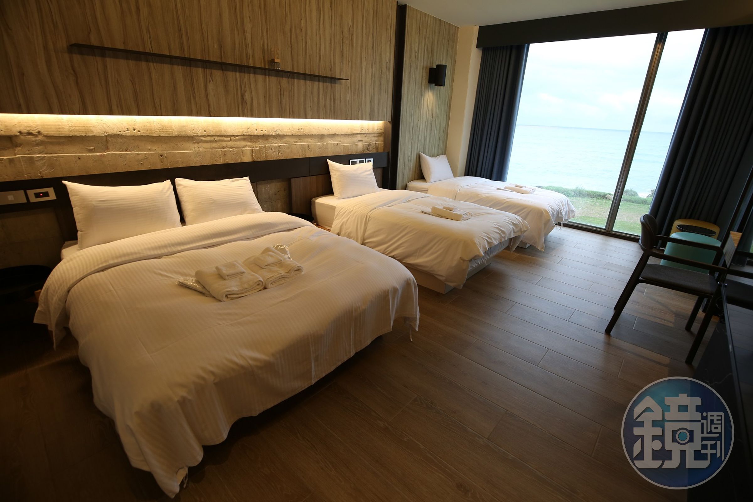 4人房型以一雙、兩單呈現，可以容納各種組合的旅客。