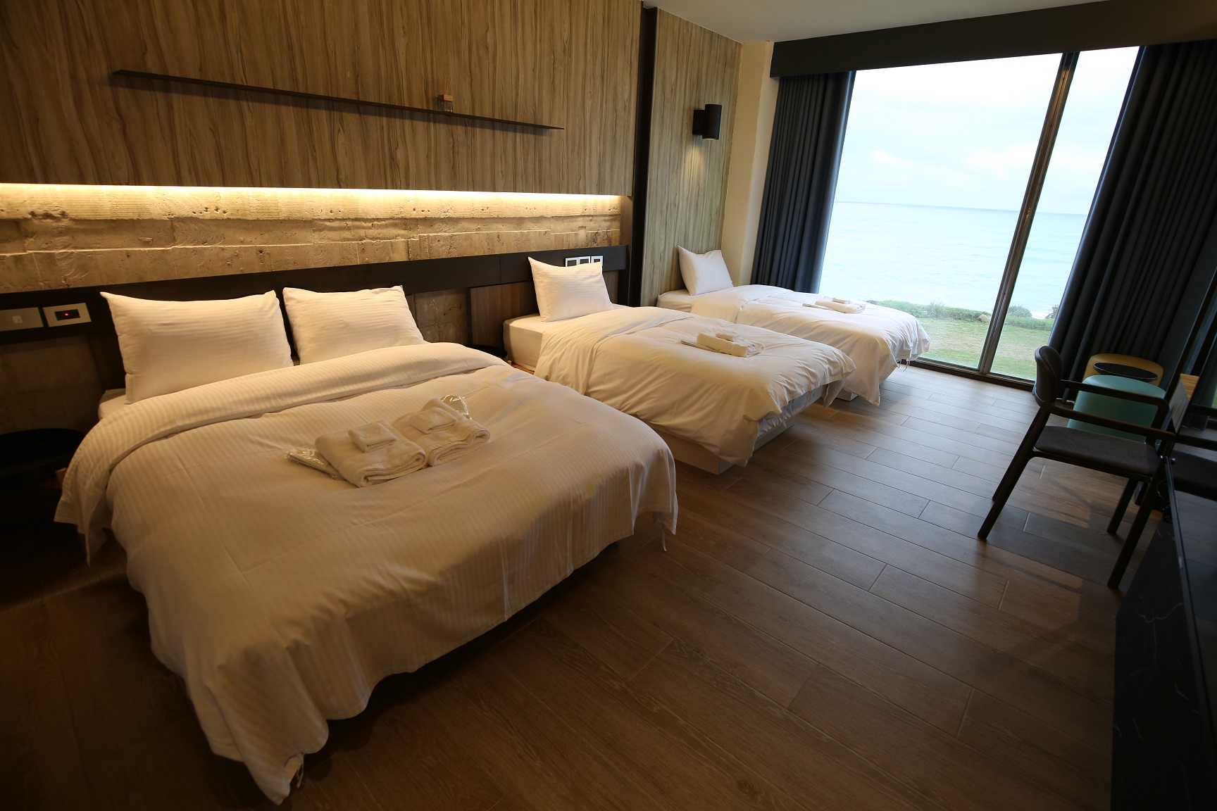 4人房型以一雙、兩單呈現，可以容納各種組合的旅客。