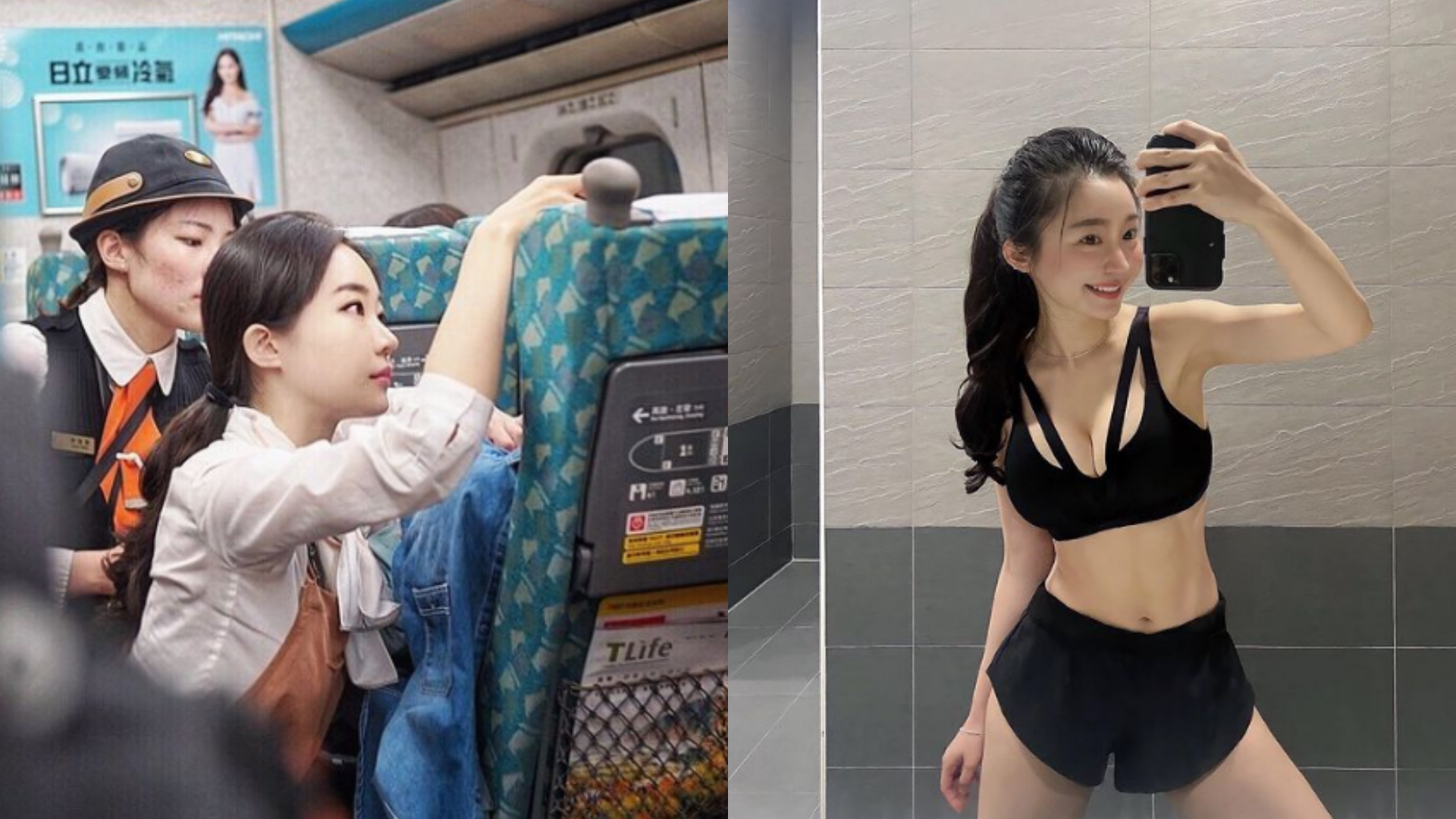 被網友封為「天使乘務員」的An，近日IG帳號被網友搜出。（翻攝自ohgoodjobpal IG）