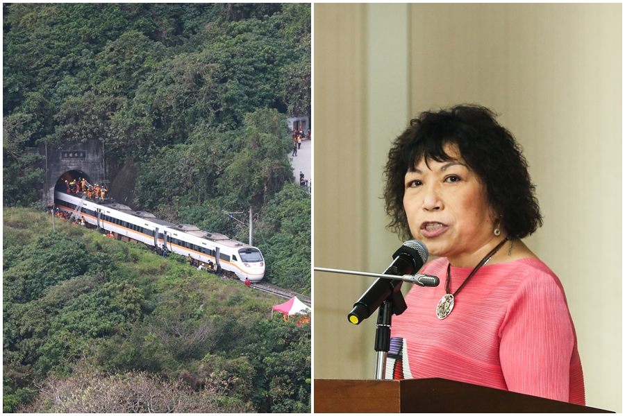 立委葉毓蘭9日指出，罹難者頭七法會上的罹難者家屬，都贊成將第八節車廂永久保存在228公園。（本刊資料照）