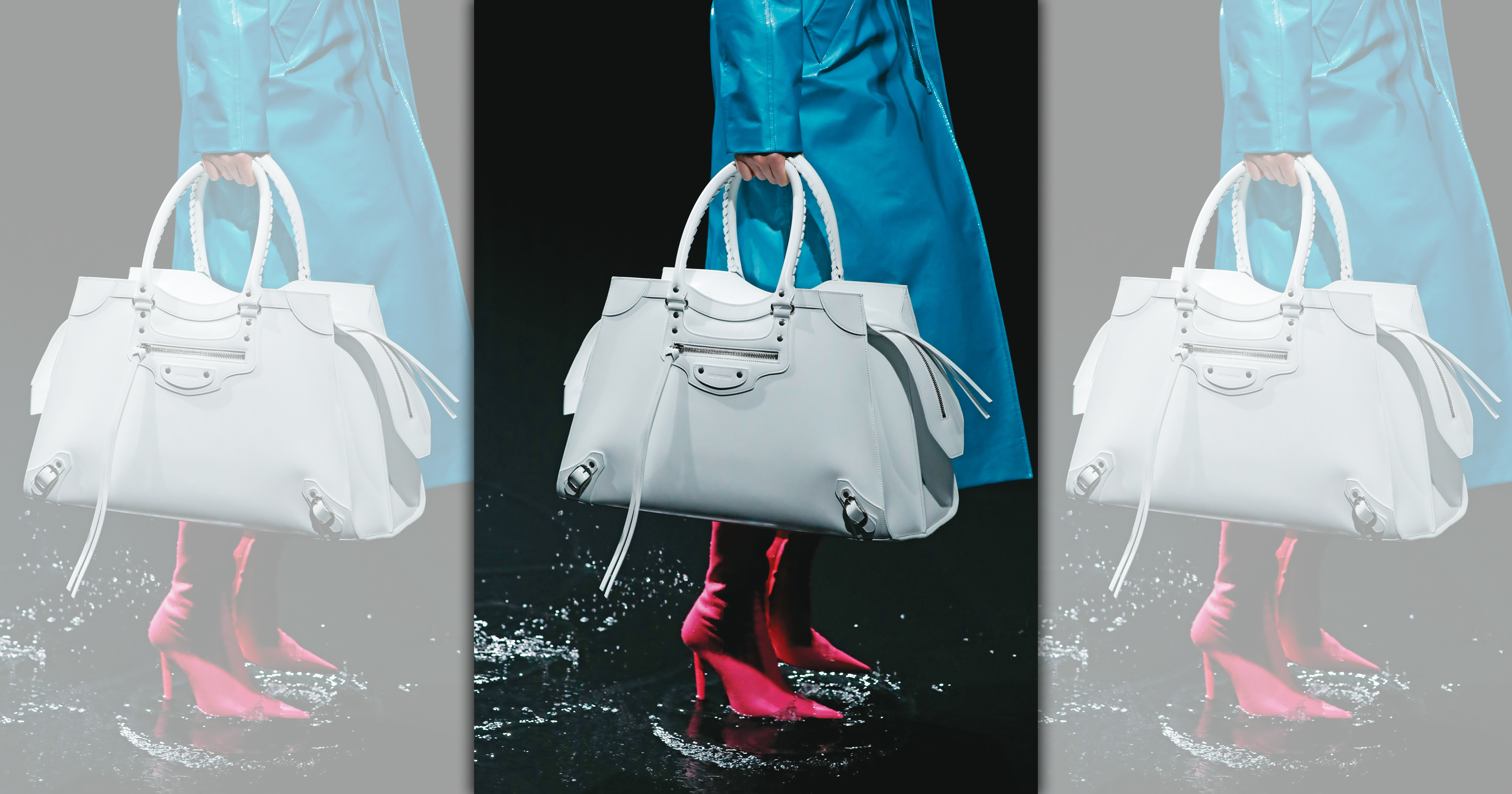 提到BALENCIAGA，很難不立即聯想到機車包，自Nicolas Ghesquière設計出第一代機車包，它一直是許多人心目中的「It Bag」。本季Demna將經典的「Classic City」蛻變成「Neo Classic」，展現出更時髦俐落的現代女性風範。（BALENCIAGA提供）