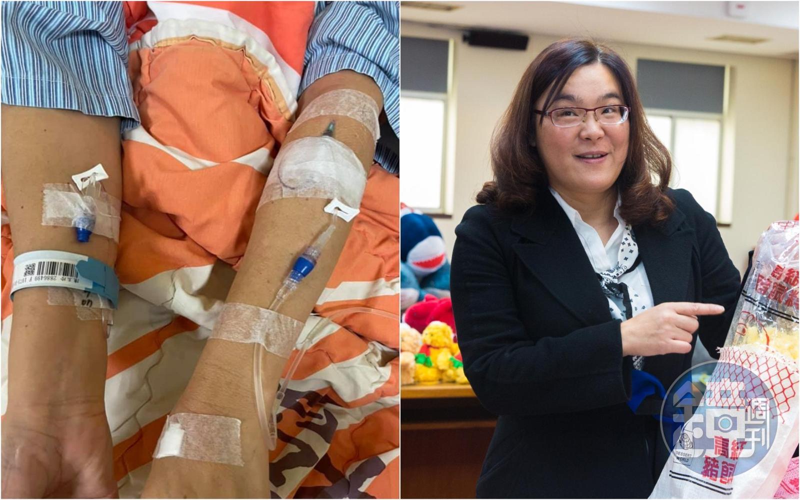 陳玉珍po文表示,因壓力大造成身體不適,日前嚴重腹瀉被要求住院10天。(翻攝陳玉珍臉書/本刊資料照)