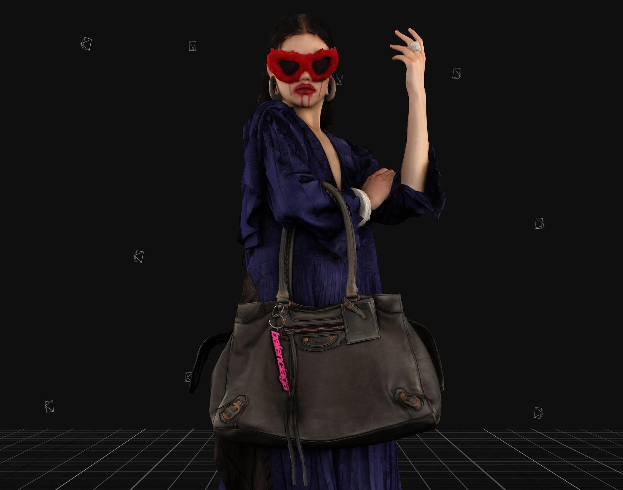 BALENCIAGA推出全新Neo Classic Used復古版包款。(BALENCIAGA提供)