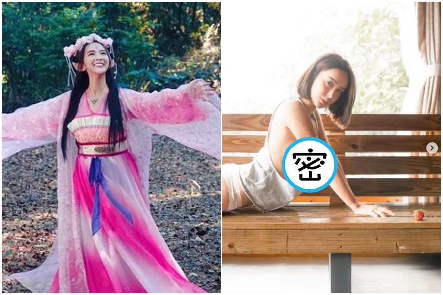 女星張雅涵在《戲說台灣》演出，外型亮麗，引發網有關注。（翻攝自kimi850531 IG）