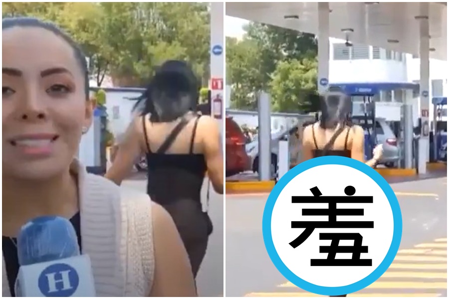 墨西哥電視台《Heraldo》一段新聞畫面被擷取在網路瘋傳。（翻攝自推特）