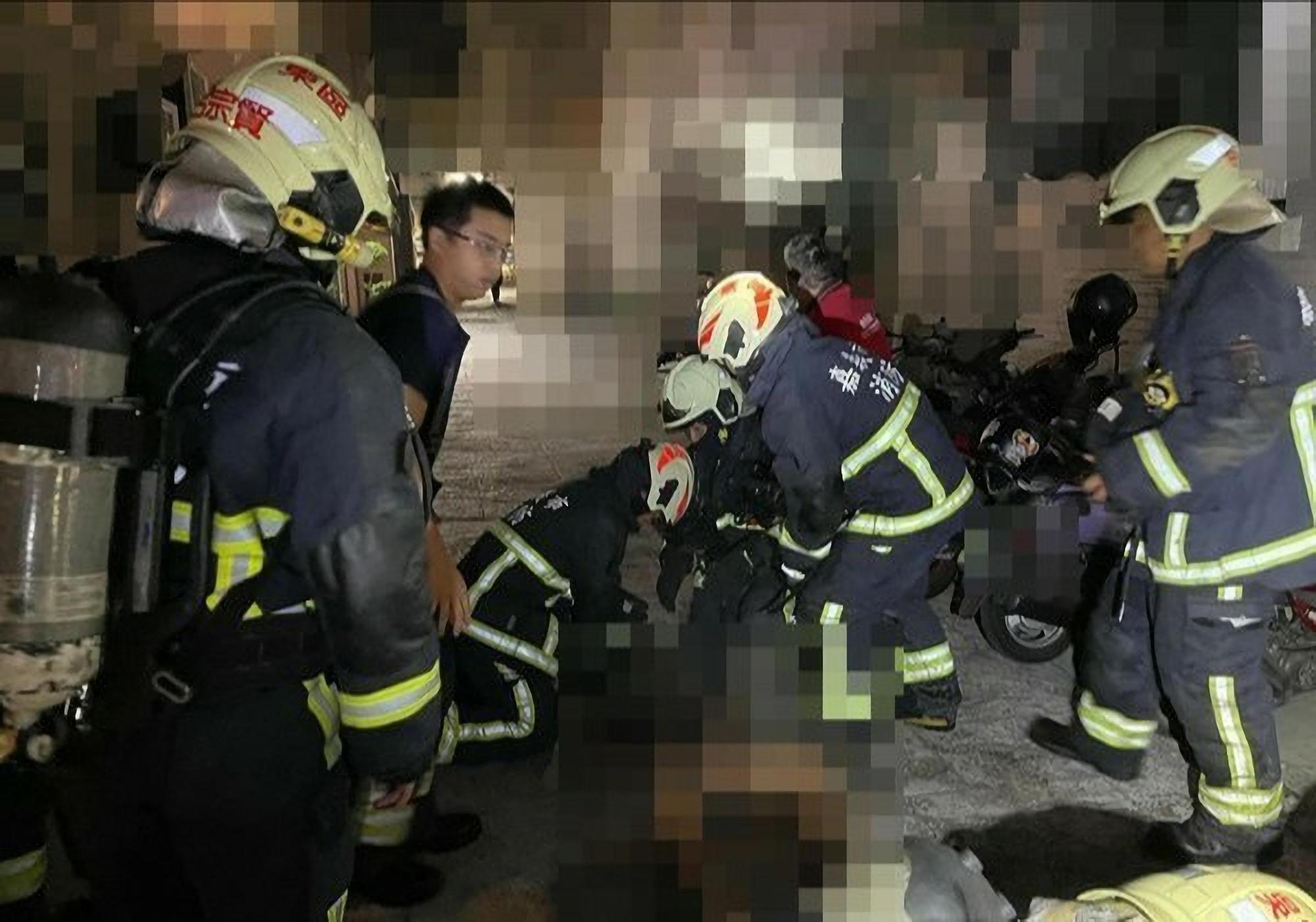 嘉義市發生一名婦人帶著國中女兒及女兒男友燒炭輕生案件。(翻攝畫面)