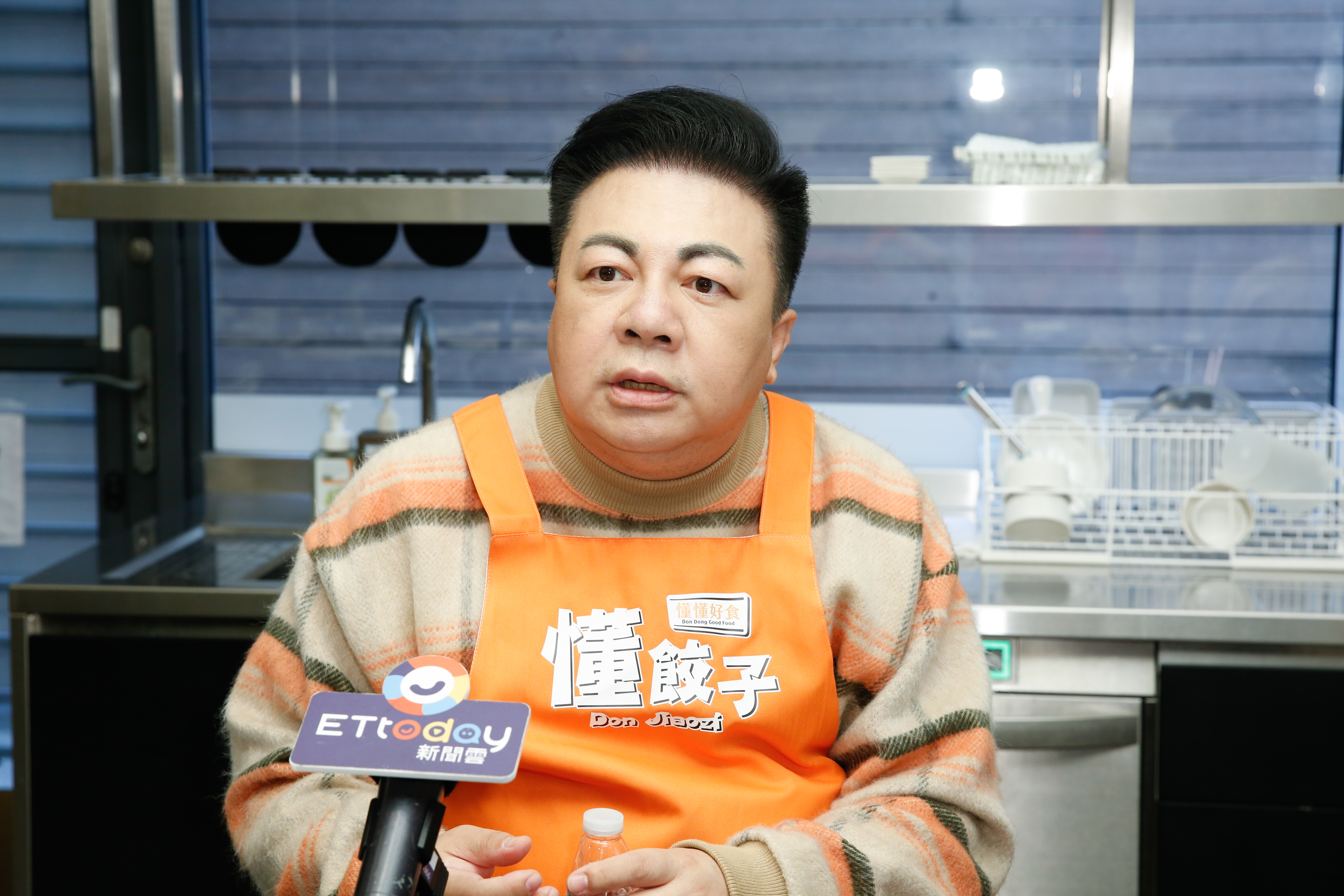 董至成這回對投資水餃全心百分百投入，從材料到包裝都親力親為。