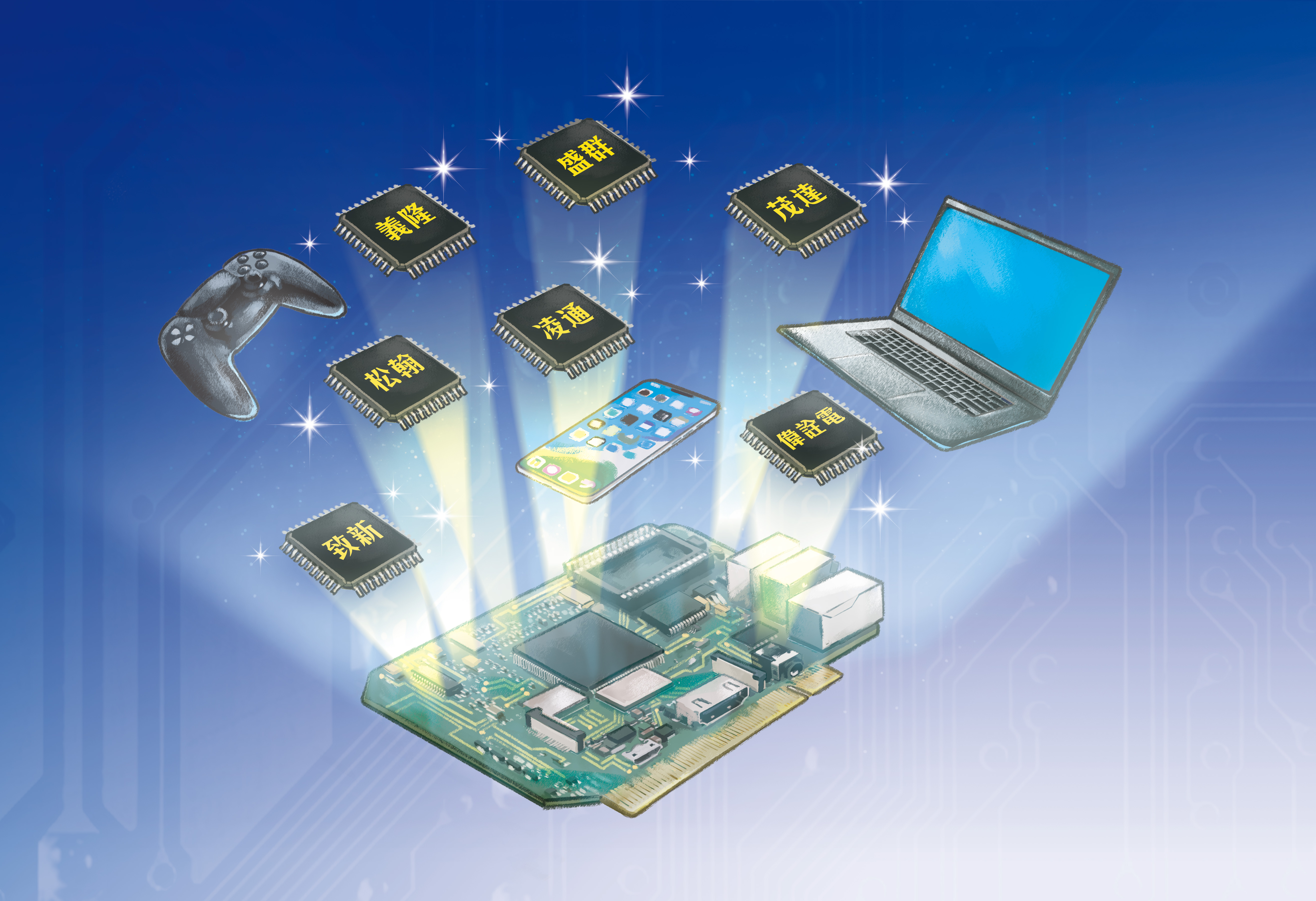 終端需求爆發，消費性IC晶片出現史上最大缺貨潮，中小型IC股成市場焦點。