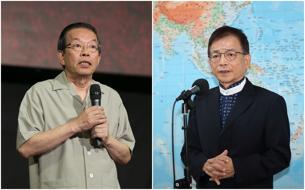 立委賴士葆（右）狠酸駐日代表謝長廷（左），「好像變成真正的助日代表，總是不敢得罪日本政府，三不五時還要為日本人講話！」（合成照／本刊資料照）