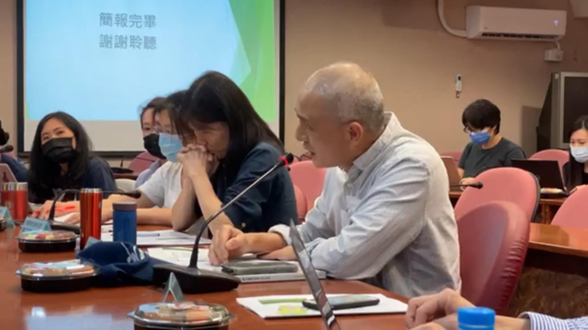 朱增宏認為此案不應入法。(翻攝自動物保護立法運動聯盟臉書)