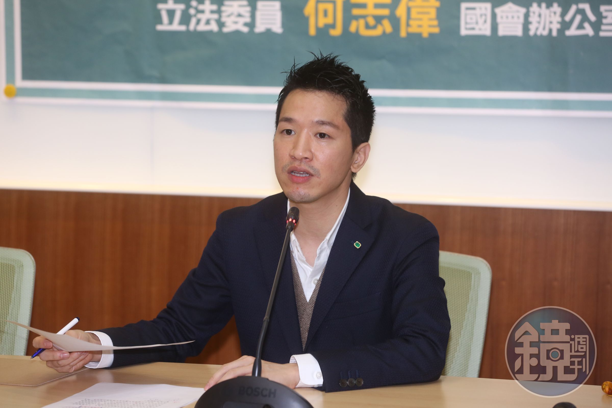 立委何志偉不滿表示，拜登好友訪台是「非官方的」，國台辦不知道是在吵什麼？（資料照）
