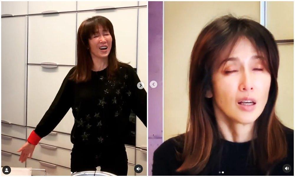 心美分享兩段工藤靜香的搞笑影片。（翻攝cocomi_553_official IG）