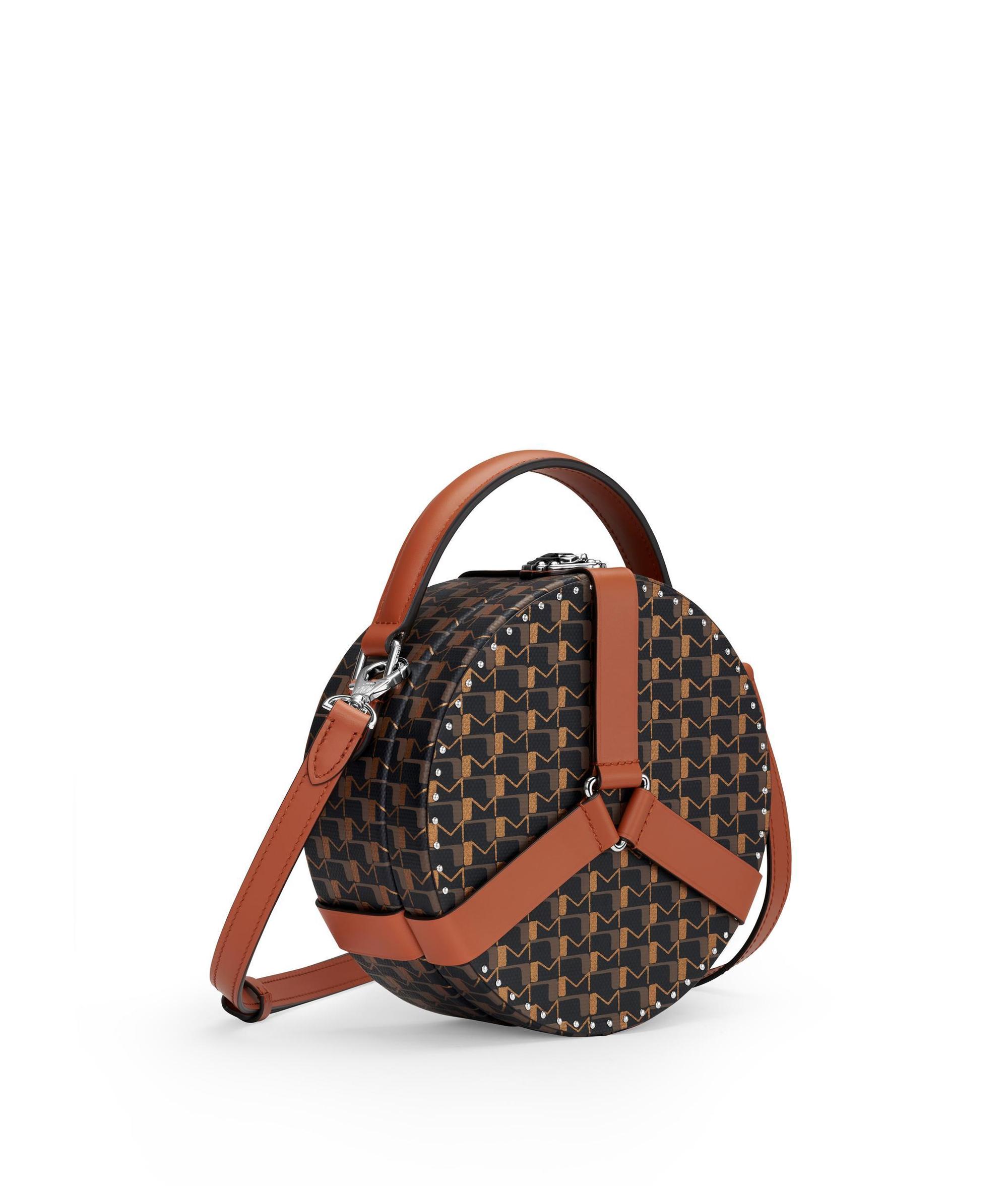 Wheel Tolie 1920碳黑與古銅箱包 NT$147,000 MOYNAT。(MOYNAT提供)