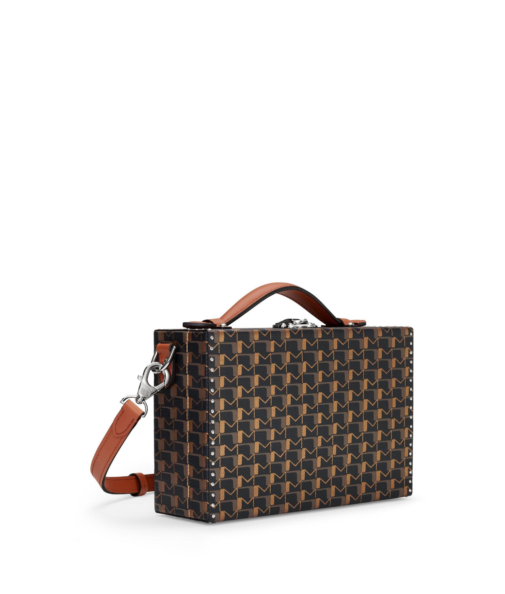 Little Suitcase Tolie 1920碳黑與古銅箱包 NT$139,000 MOYNAT。(MOYNAT提供)