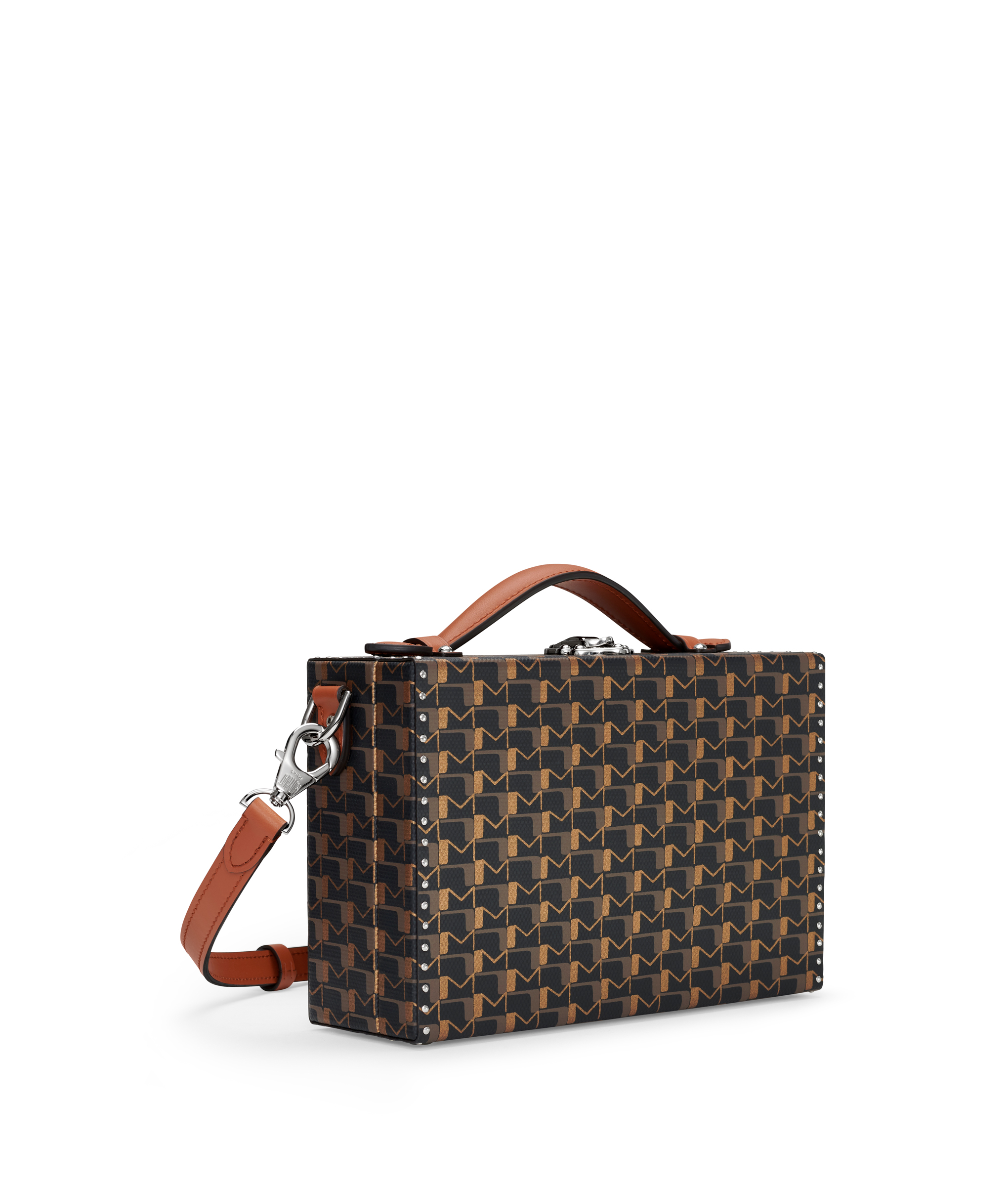 Little Suitcase Tolie 1920碳黑與古銅箱包 NT$139,000 MOYNAT。(MOYNAT提供)