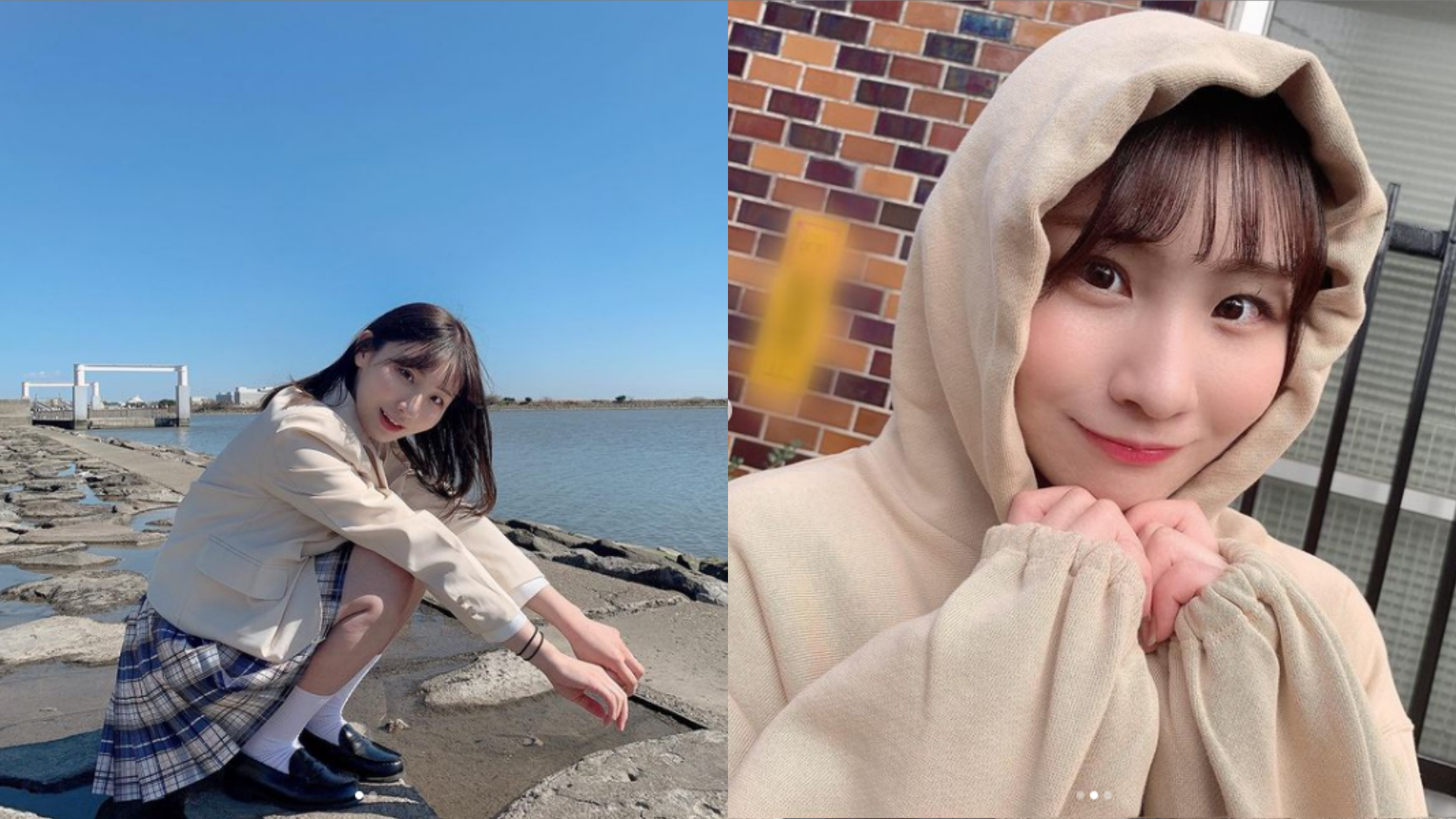 伊東愛瑠平日穿著打扮,接近時下日本年輕女性。(翻攝自wish.meru IG)