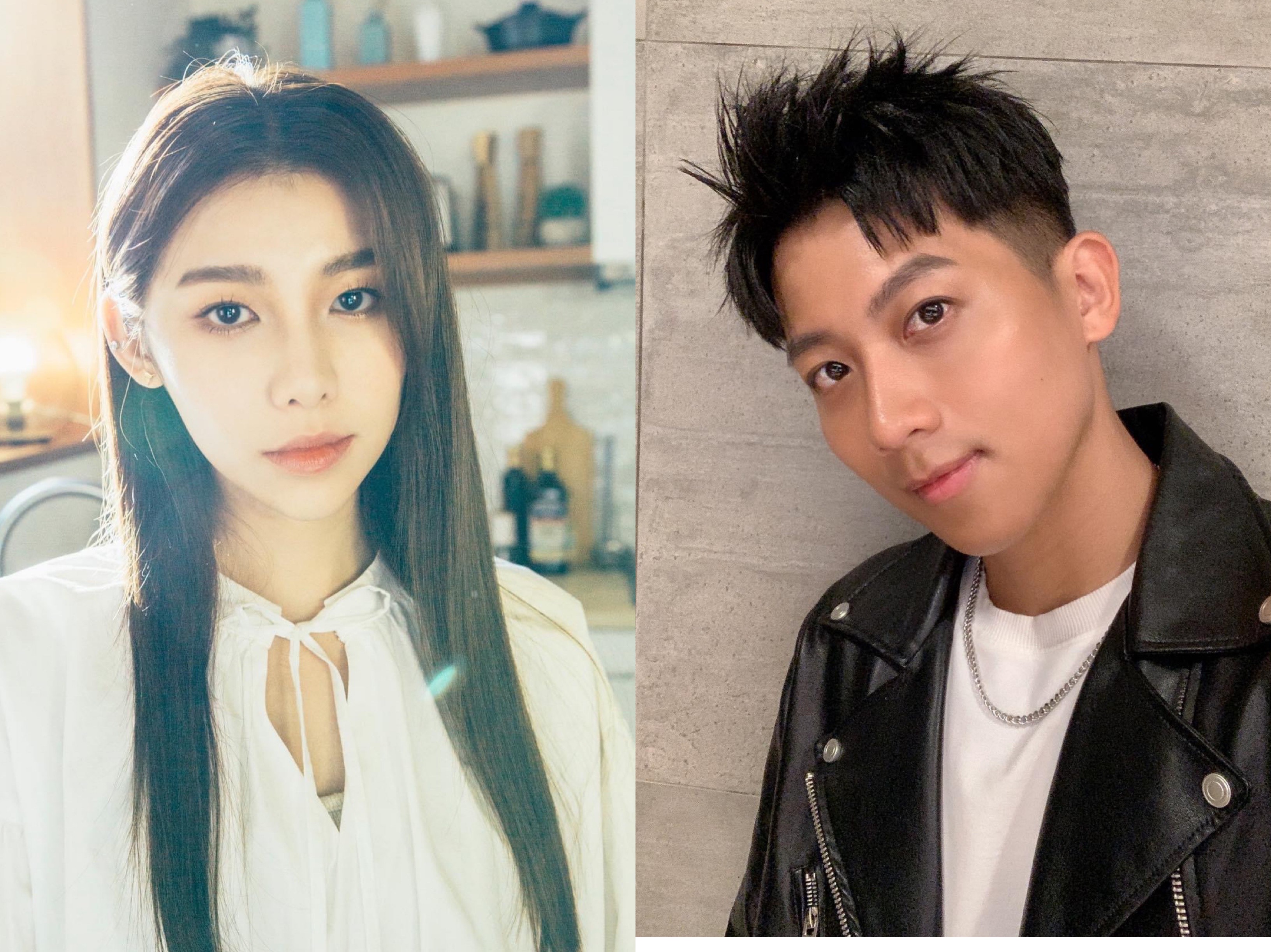 采子和何孟遠強調2人沒交往，卻遭人曝光2人甜蜜對話打臉。（翻攝自何孟遠、采子臉書）