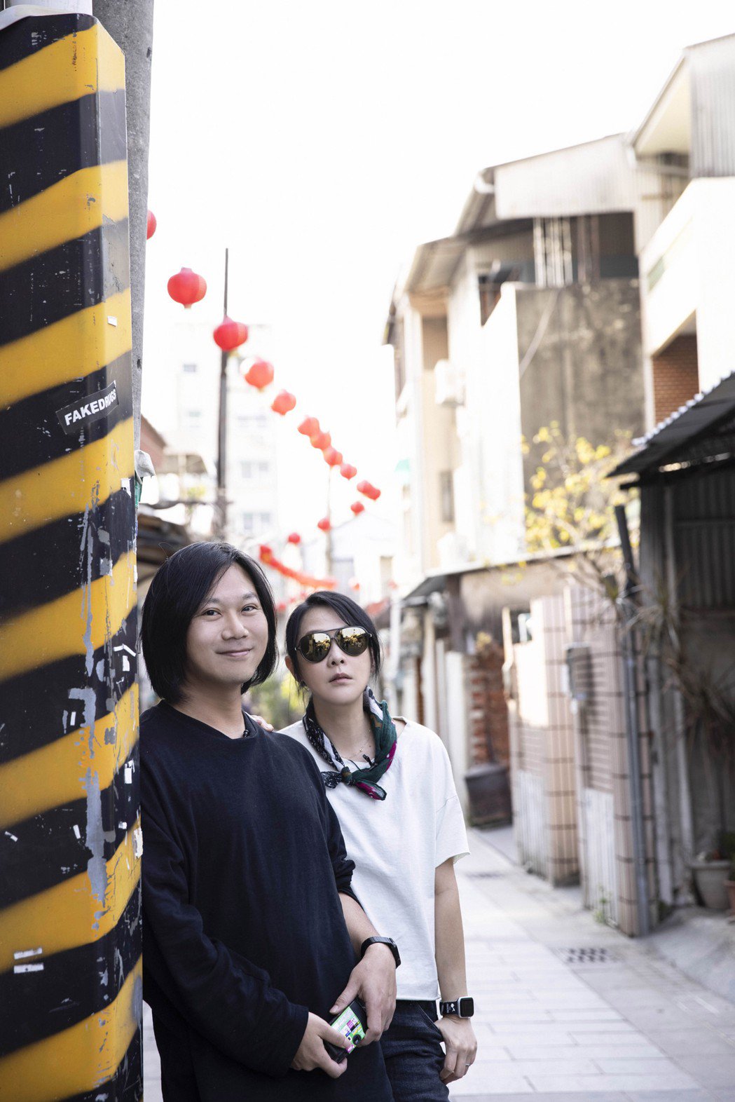 之前劉若英到台南，瑪莎當地陪，2人一起遊台南。（相信音樂提供）