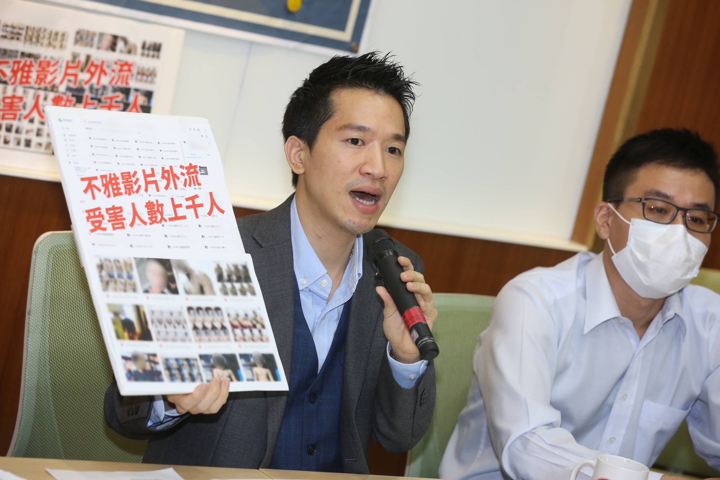 立委何志偉表示，主管機關應發揮公權力，將不法網站查禁、封鎖。