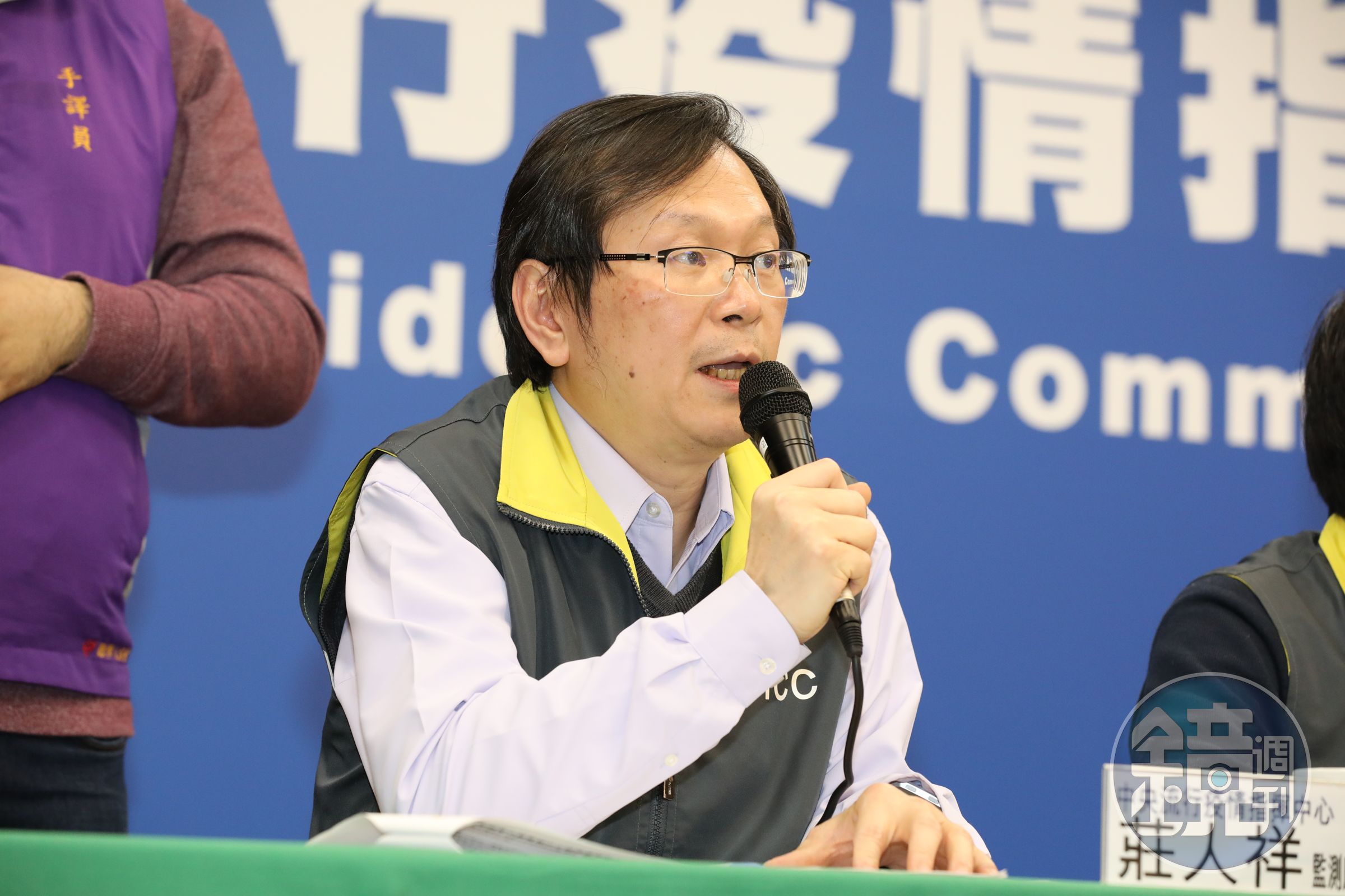 莊人祥今日主持疫情記者會，公布國內新增2例境外移入確定病例。（本刊資料照）
