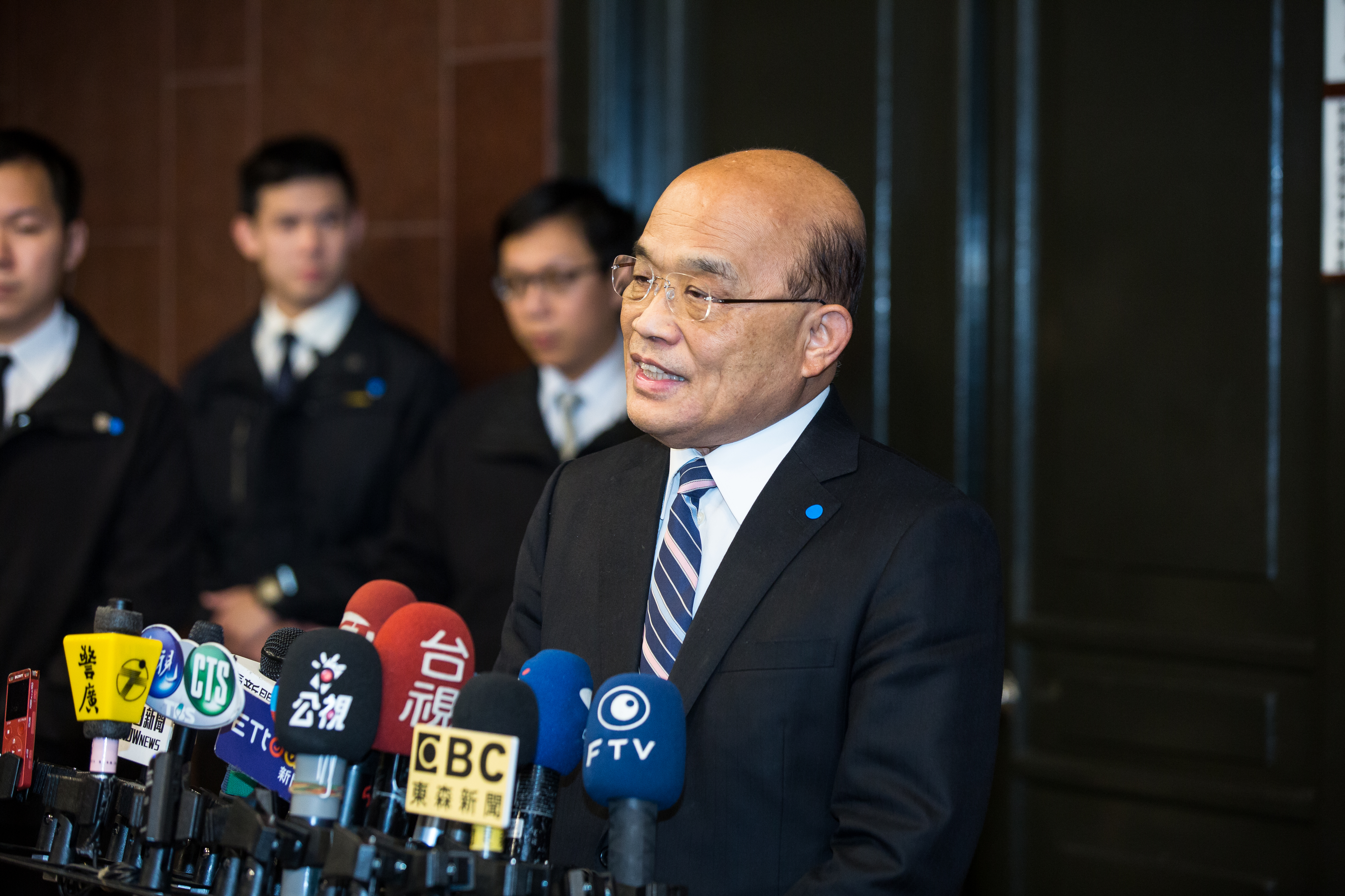 蘇貞昌遭國民黨葉元之po出「神隱計時器」文章嘲諷,他今天親自出面回應此事。(本刊資料照)