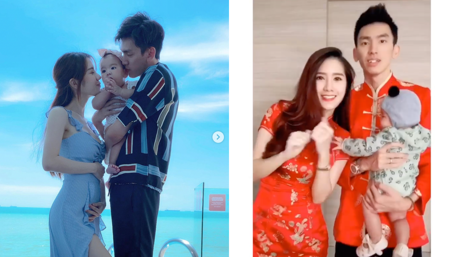 婚後Cherry Quahst不時與家人一同入鏡，照片洋溢幸福氛圍。（翻攝自cherry_quahst IG）