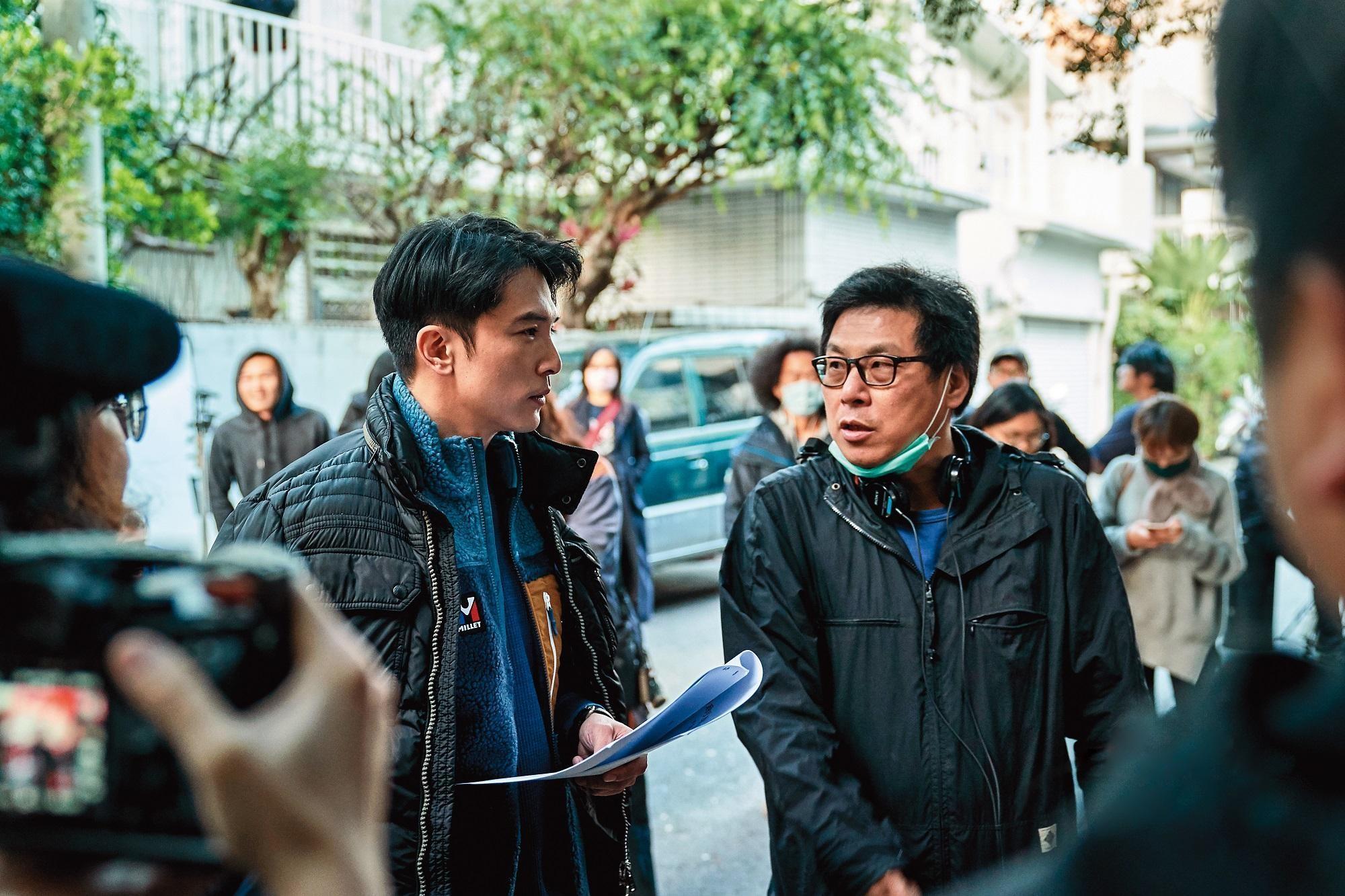 《創業》不只有邱澤(左)等人挑大梁,許肇任(右)也力邀不少金獎演員來客串。(可米傳媒提供)