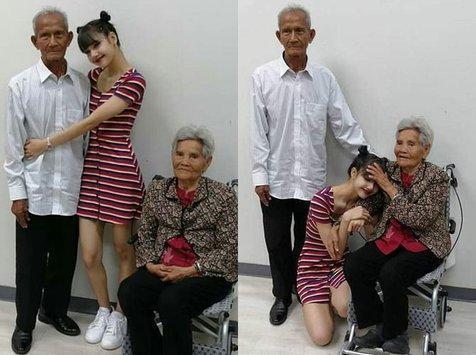 LISA提及兩年前外公曾去看她演唱會，可惜自己未能好好陪他說話，留下遺憾。（網路圖片）