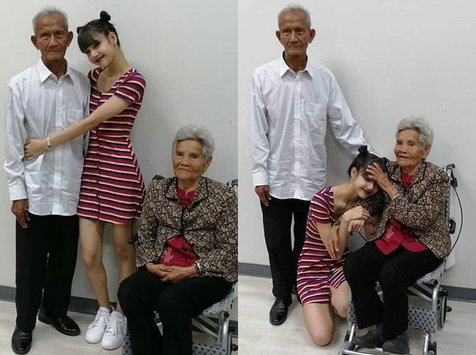 LISA提及兩年前外公曾去看她演唱會，可惜自己未能好好陪他說話，留下遺憾。（網路圖片）