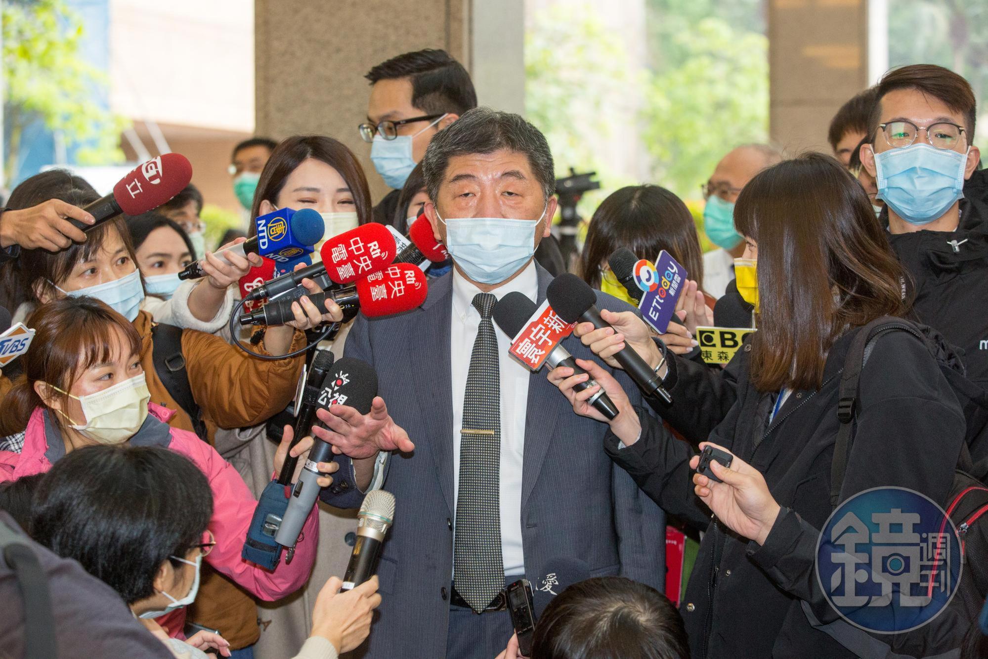 陳時中今回應陳佩琪指自己漲健保卻不用下台是因為媒體護航,表示是認知不同。(本刊資料照)