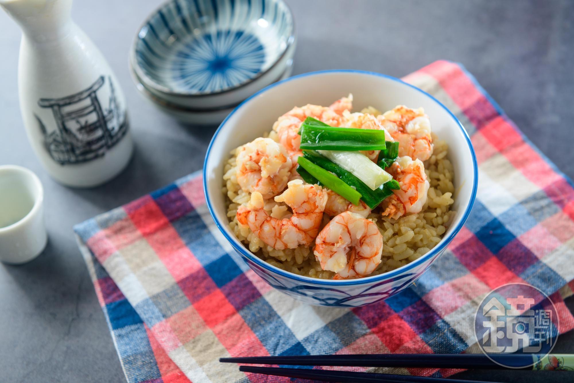 蝦仁加量的「招牌蝦仁飯」是店內主打的招牌。（120元／份）