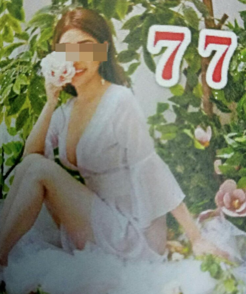 高雄一家色情養生館推出一名神似港星鍾楚紅的女子，每天門庭若市。（翻攝畫面）