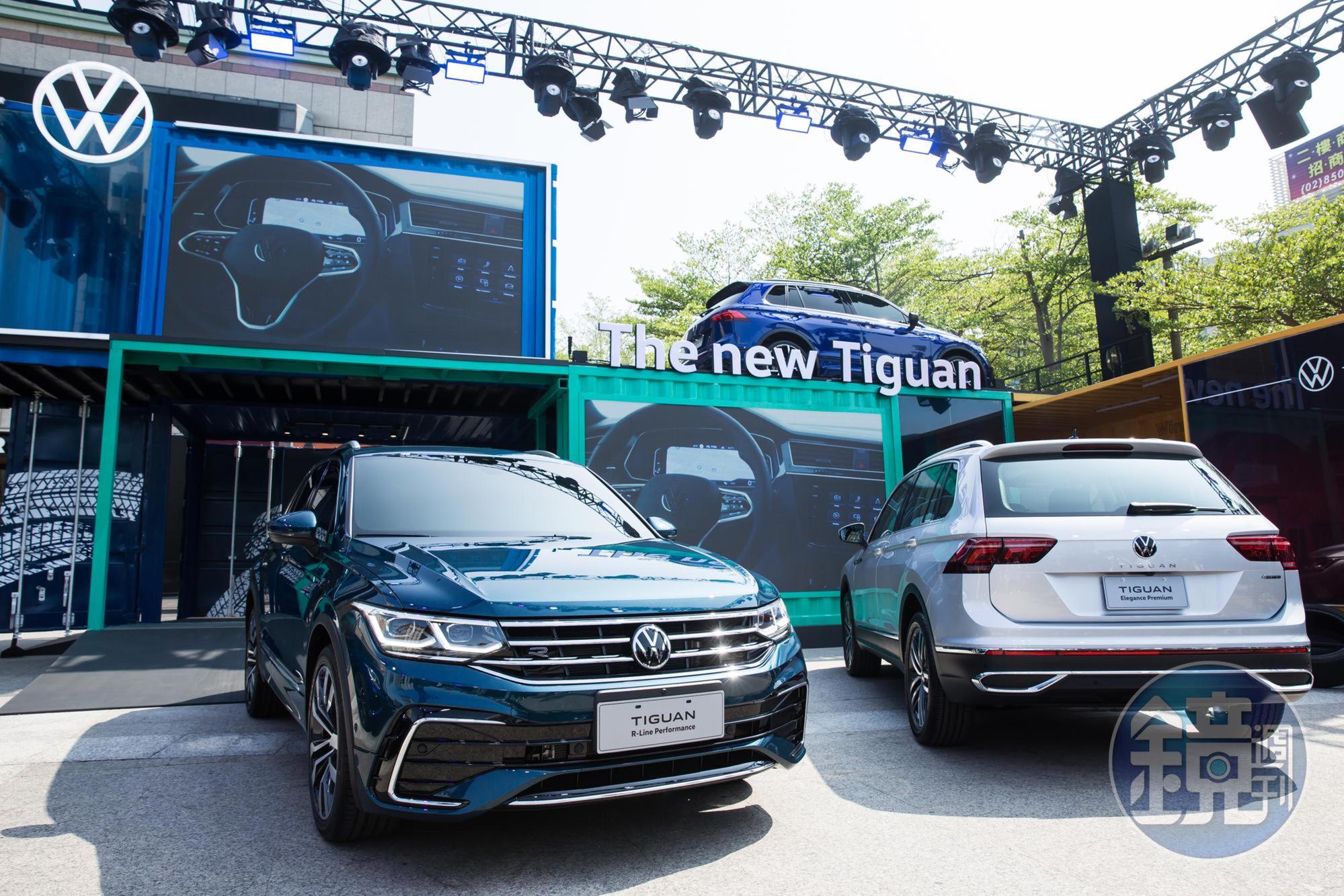 福斯休旅車Tiguan推出性能車型Tiguan R，售價202.8萬起。