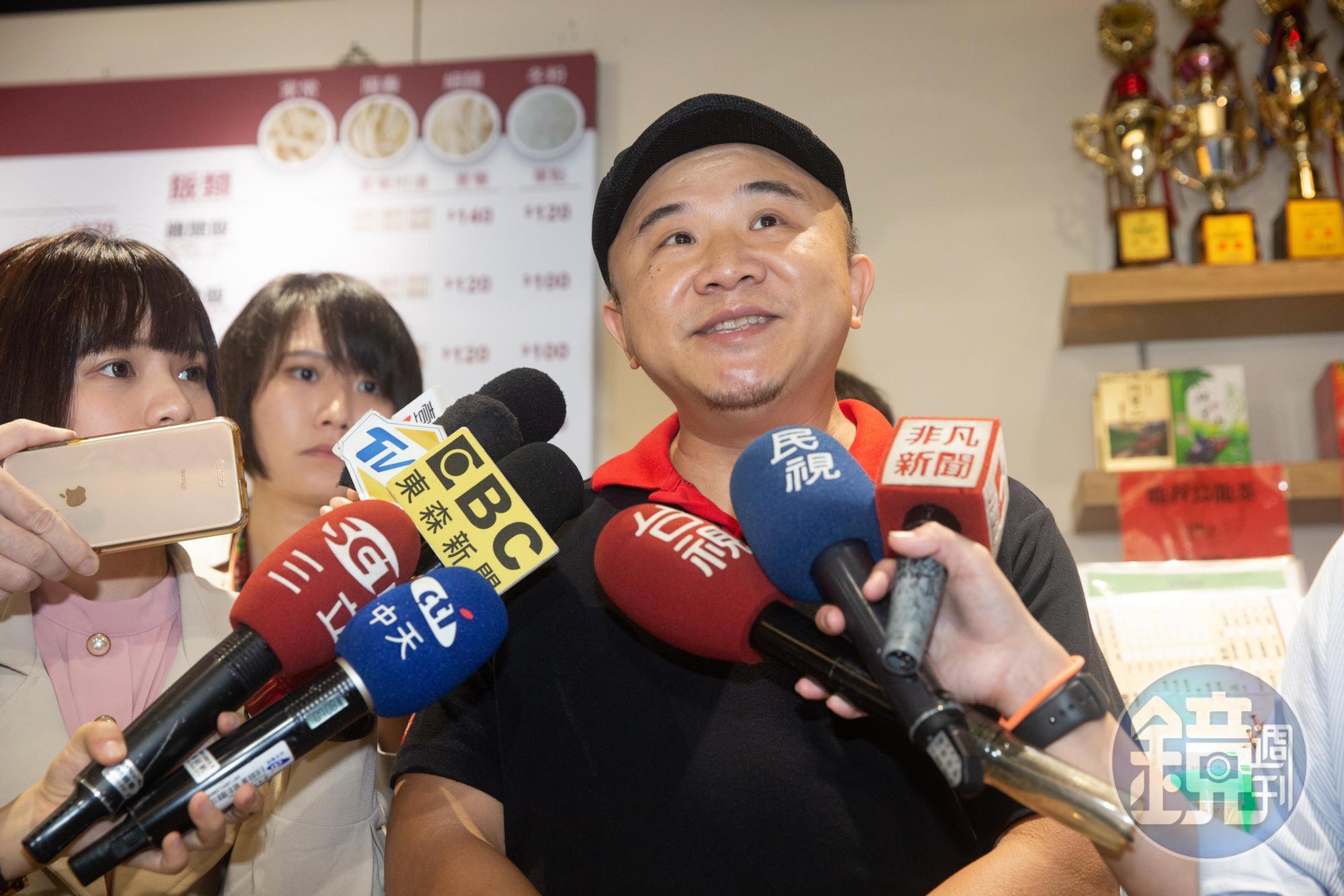 皇家傳承牛肉麵的總經理陳家斌對於丁怡銘回歸政院一事表示無法理解。(本刊資料照)