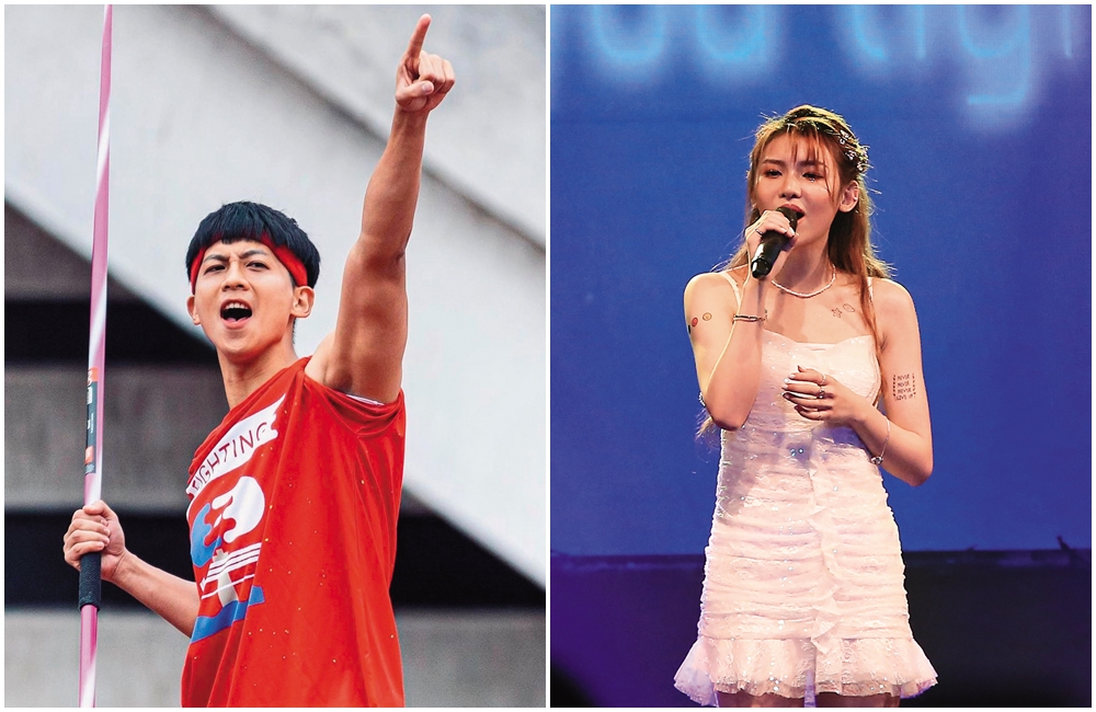 何孟遠（左）與荳荳還沒分手，就已劈向采子（右），兩人「濕訊」流出，雖然相干人等知名度不高，依舊鬧得風風雨雨。（左圖翻攝自何孟遠IG）