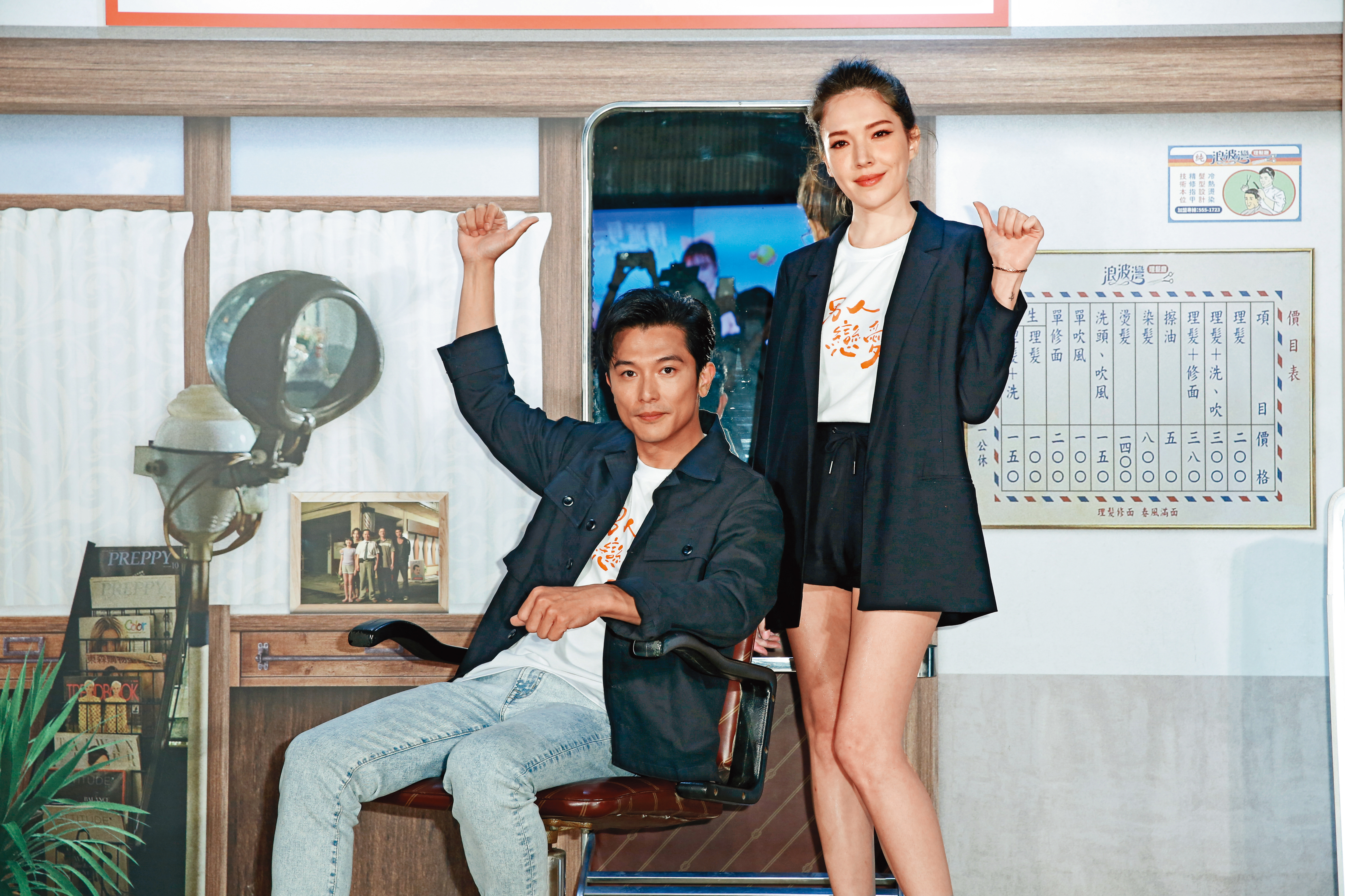 票房破億，許瑋甯除了演技受肯定，搭檔邱澤（左）也產生了新的火花。