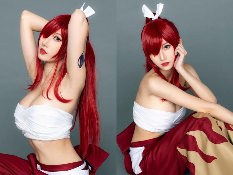 中國COSER「比比」最近出了寫真集,引日媒讚嘆。(翻攝自chicos_KODANSHA推特)