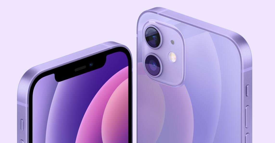 貧果推出全新紫色iPhone 12。(翻攝自蘋果官網)